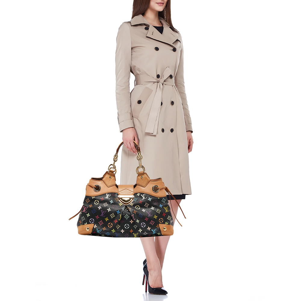 Louis Vuitton Black Multicolor Monogram Canvas Ursula Bag 