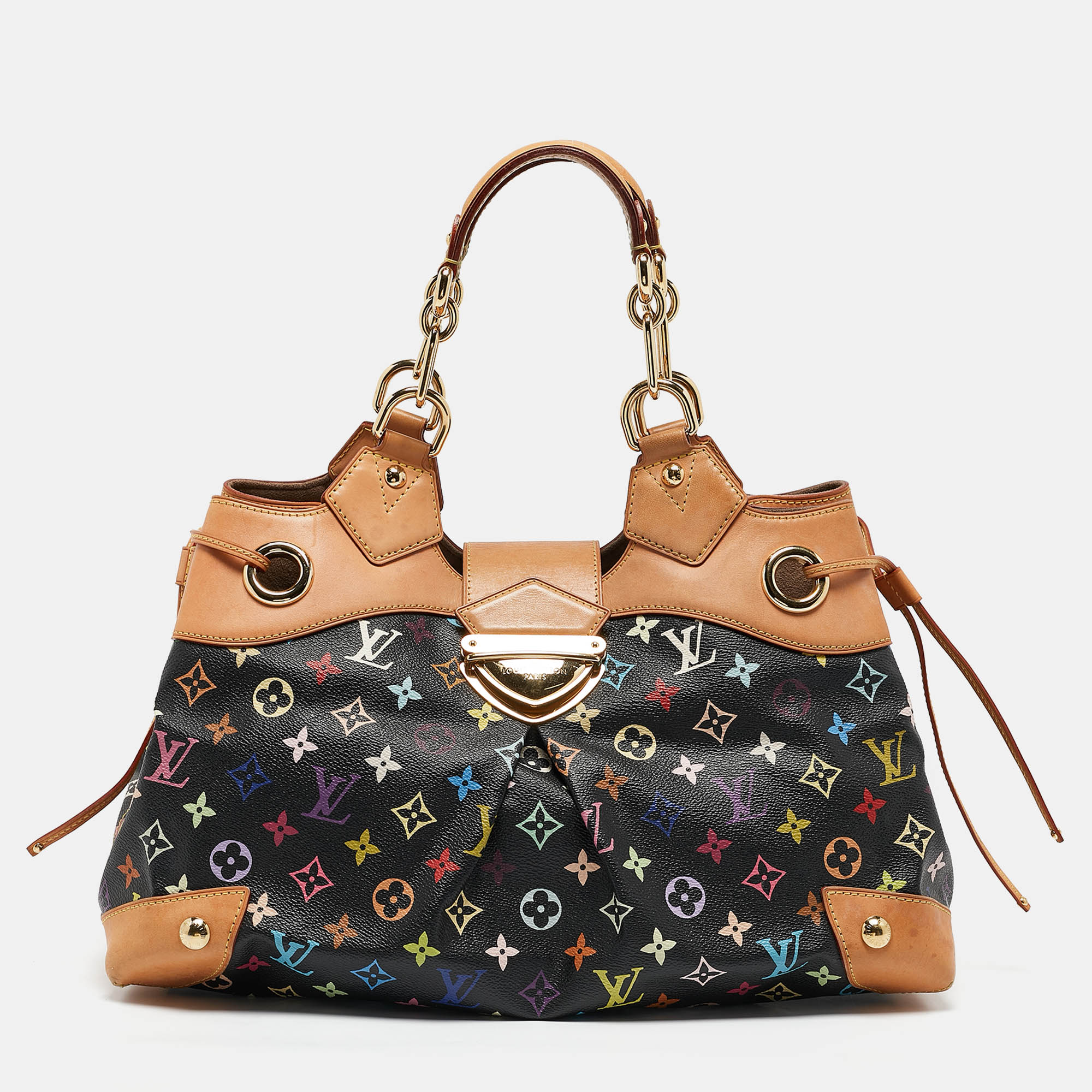 

Louis Vuitton Black Multicolor Monogram Canvas Ursula Bag