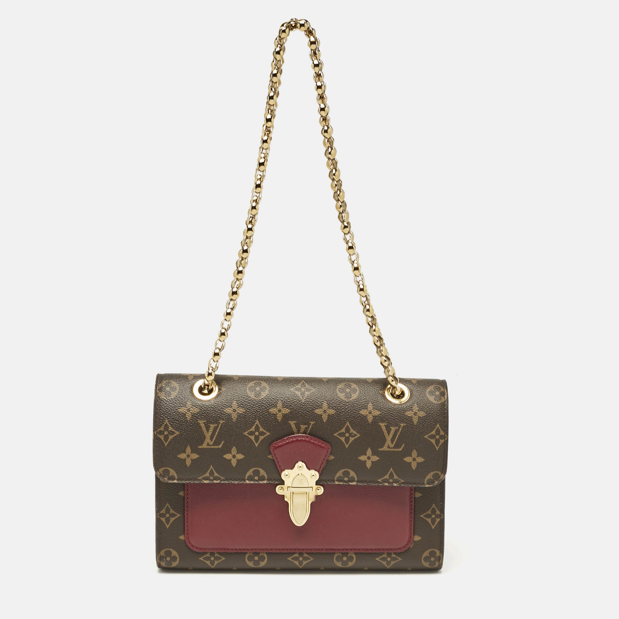 

Louis Vuitton Raisin Monogram Canvas Victoire Bag, Burgundy