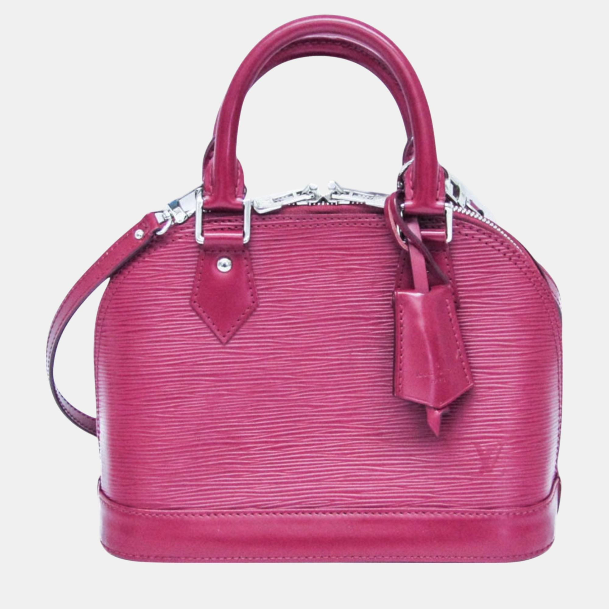 

Louis Vuitton Epi Alma BB Shoulder Bag Fuchsia, Pink