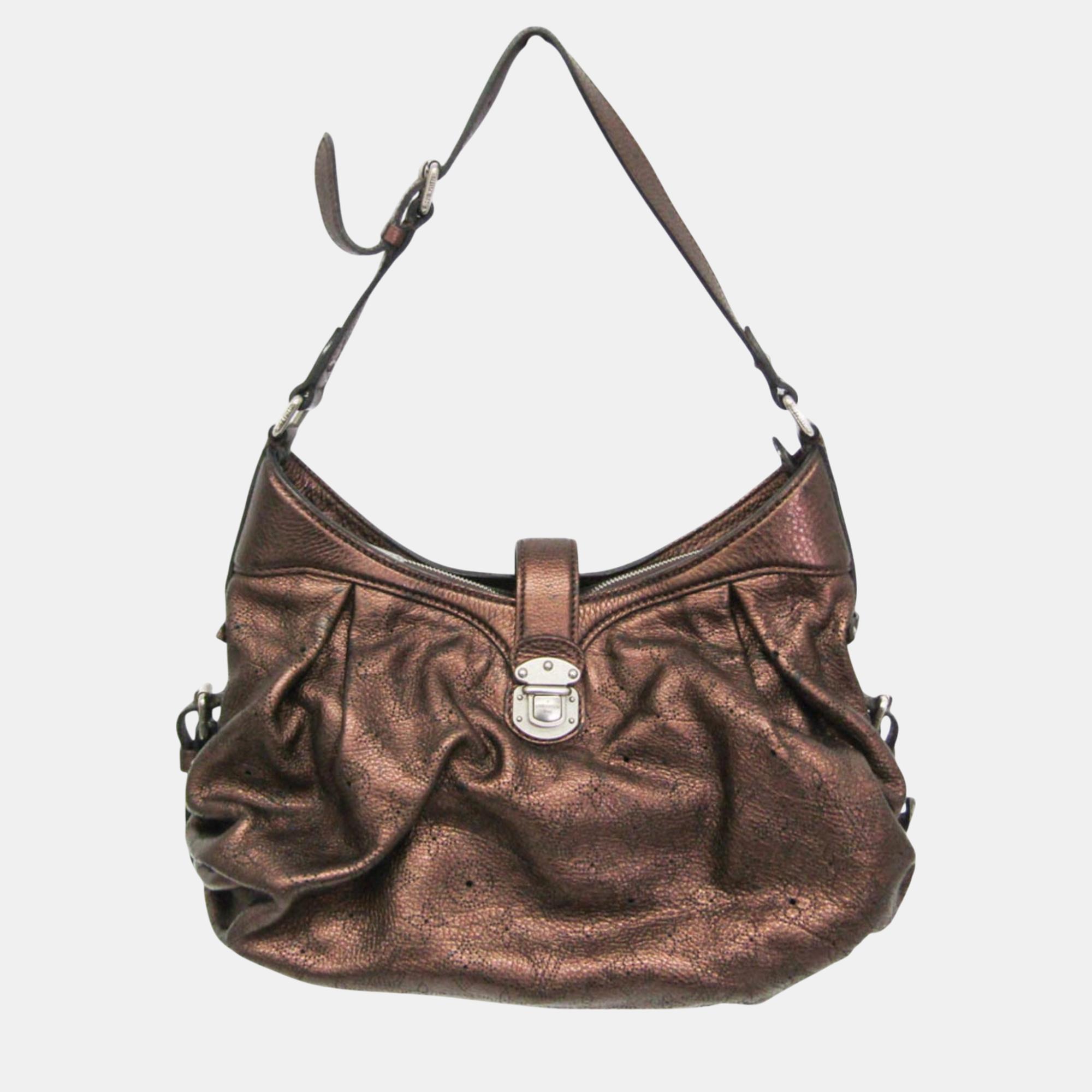 

Louis Vuitton Mahina  Shoulder Bag Mordore, Brown