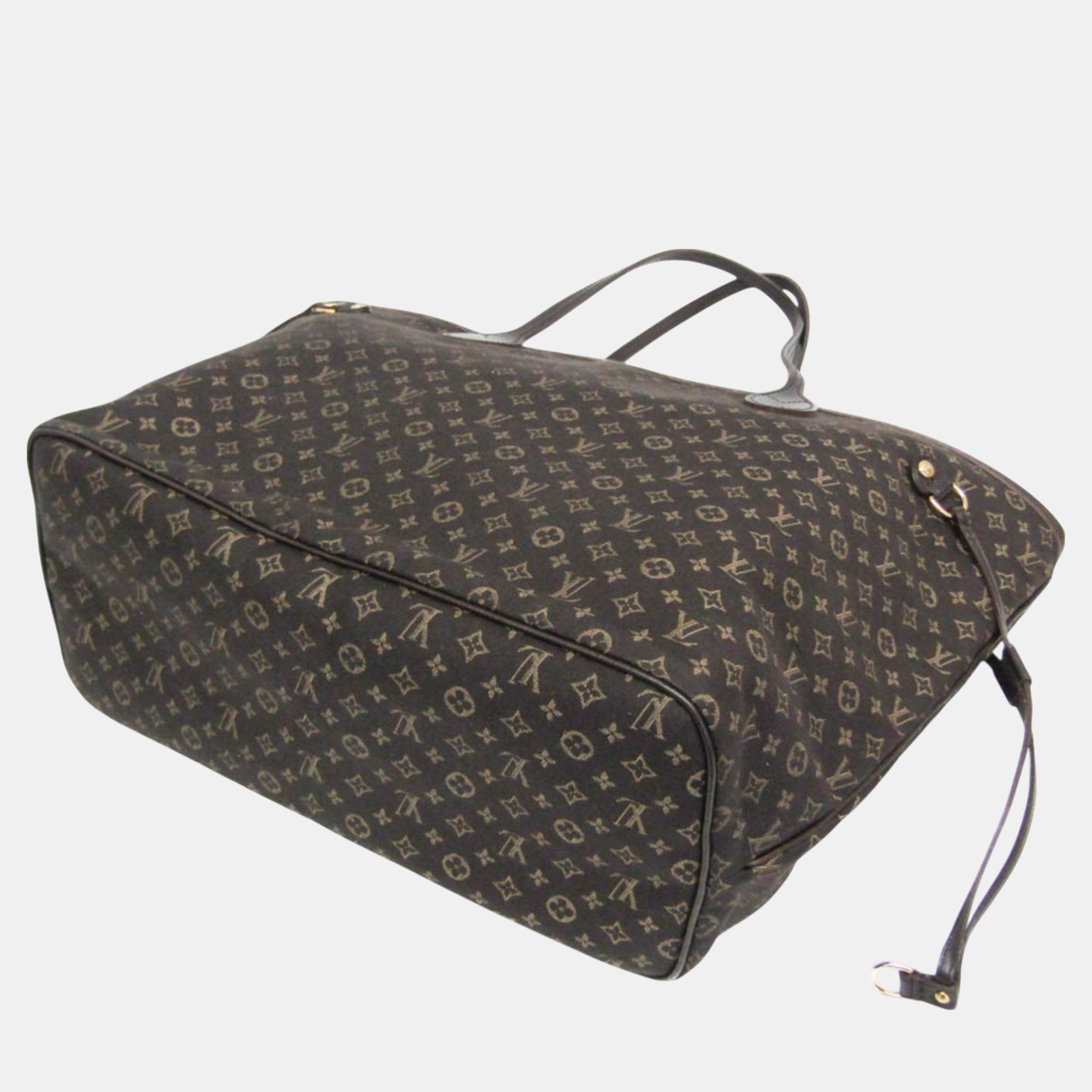 Louis Vuitton Fusain Monogram Idylle Neverfull MM Tote Bag 