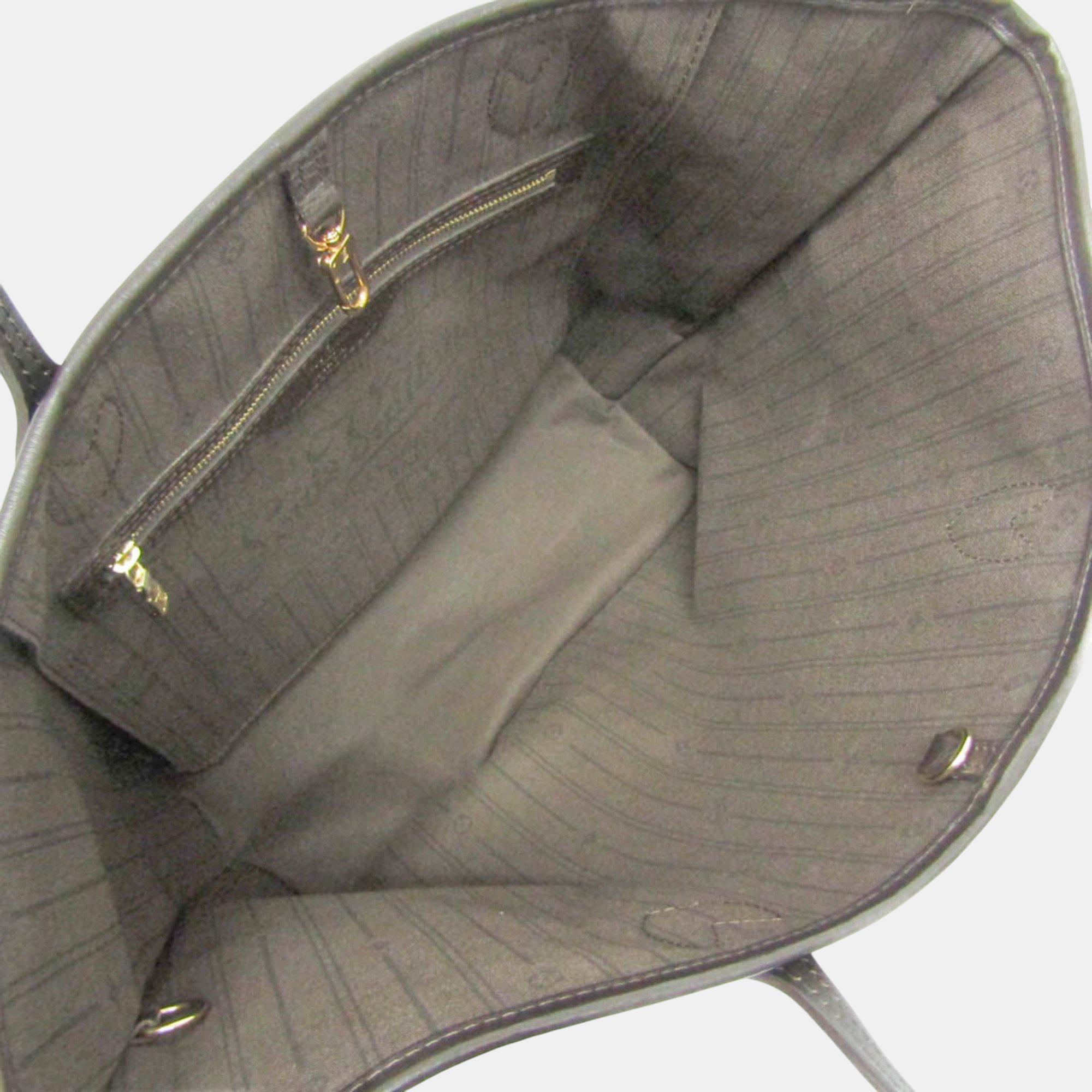 Louis Vuitton Fusain Monogram Idylle Neverfull MM Tote Bag 