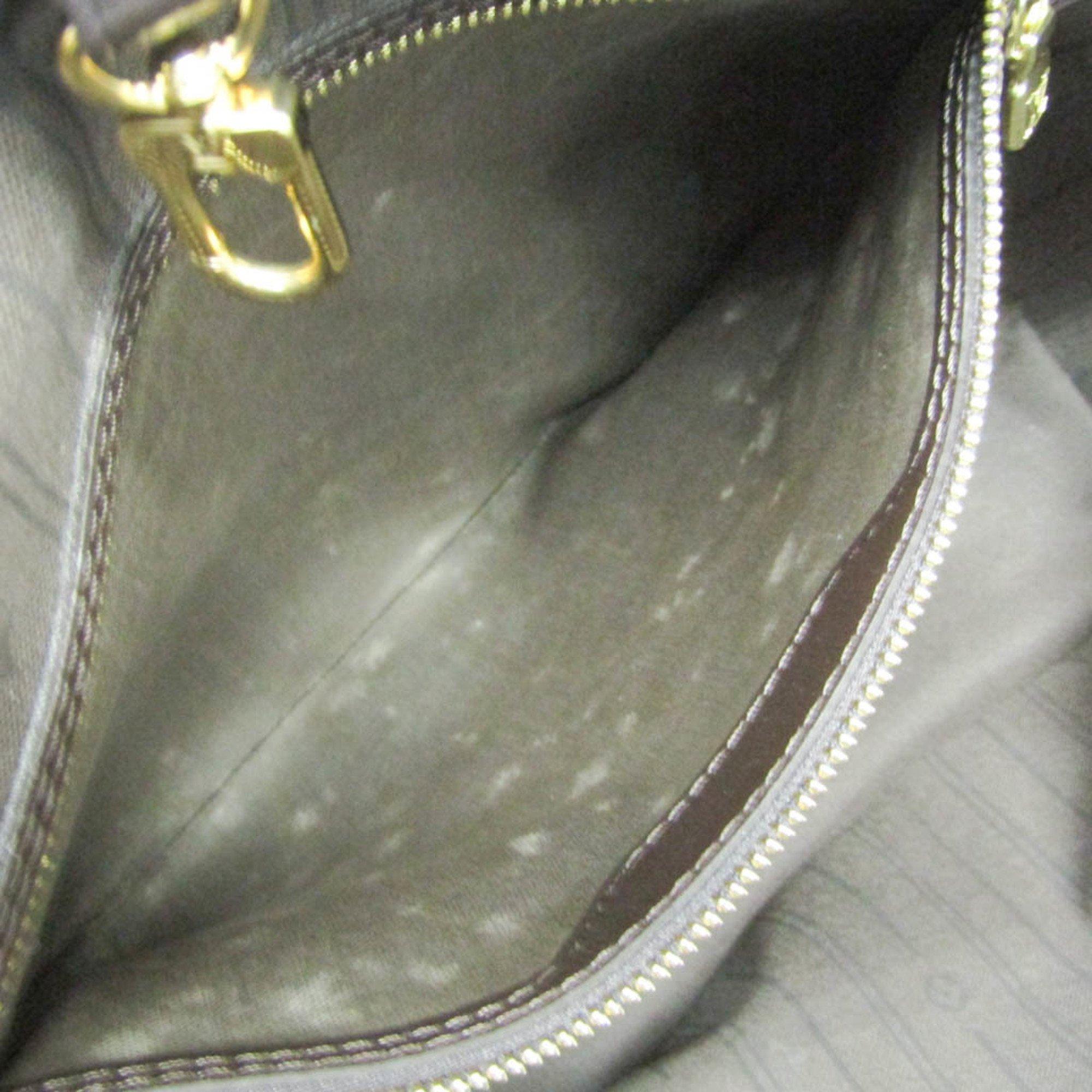 Louis Vuitton Fusain Monogram Idylle Neverfull MM Tote Bag 