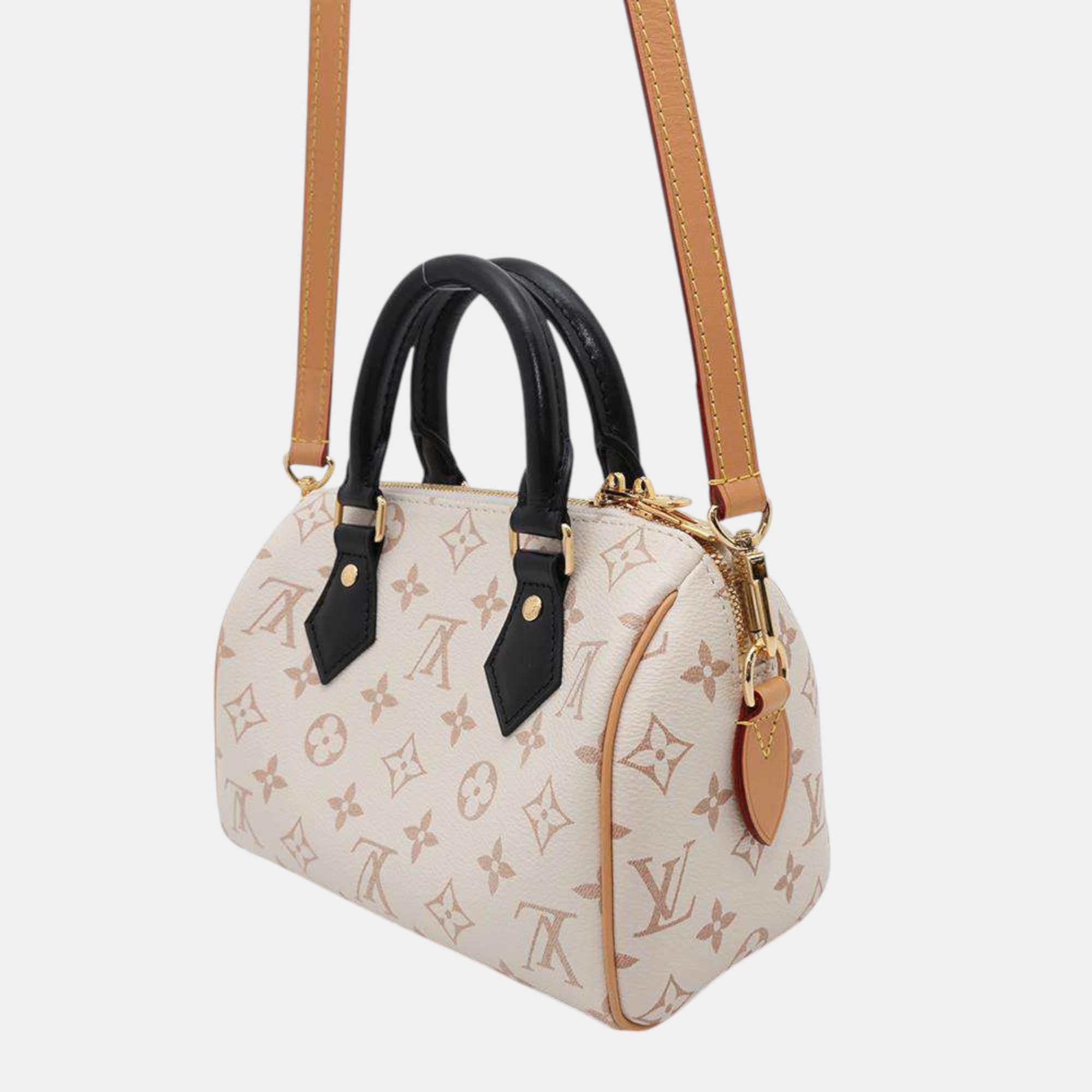 Louis Vuitton Monogram Dune Speedy Bandouliere Dune 20 Bag 