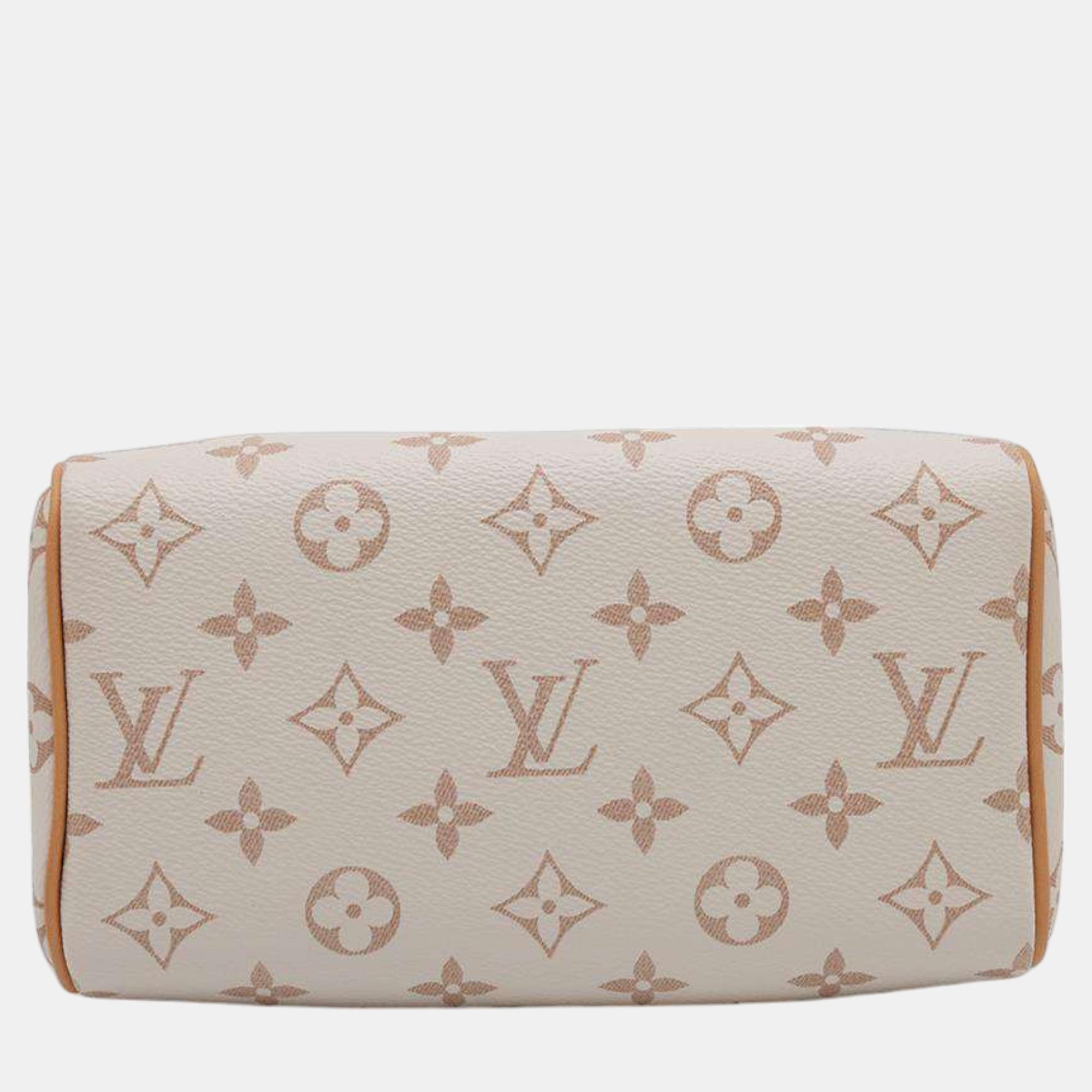 Louis Vuitton Monogram Dune Speedy Bandouliere Dune 20 Bag 