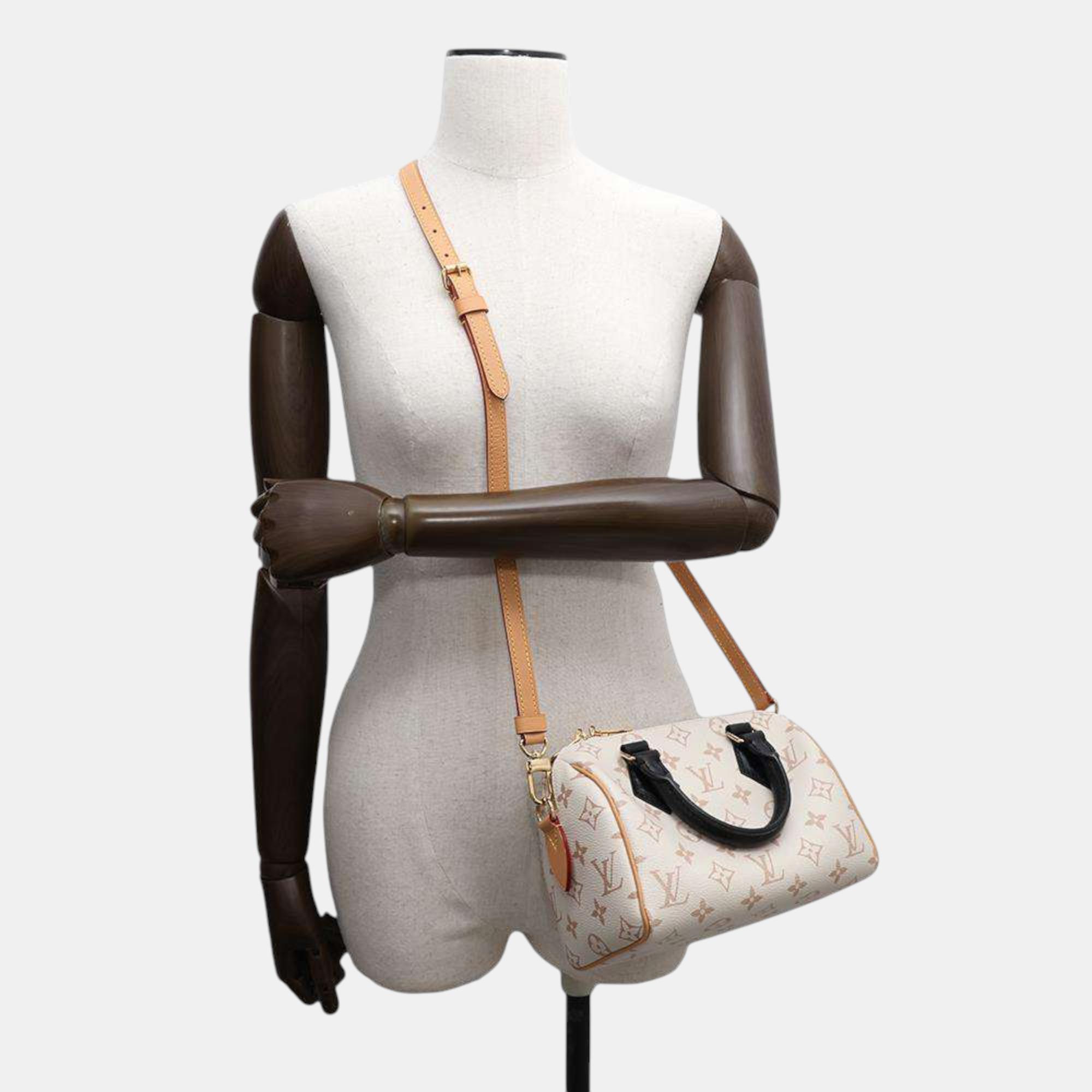 Louis Vuitton Monogram Dune Speedy Bandouliere Dune 20 Bag 
