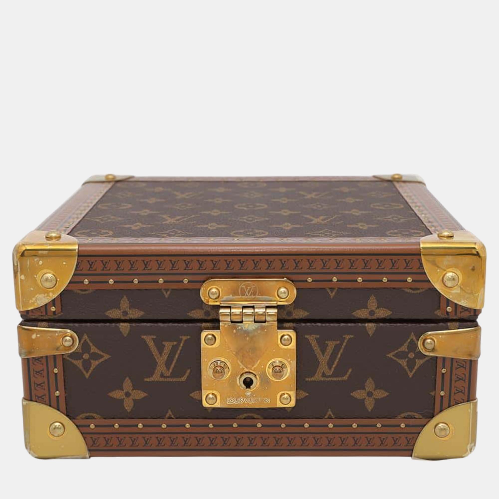 

Louis Vuitton Monogram Jewelry Coffret, Brown