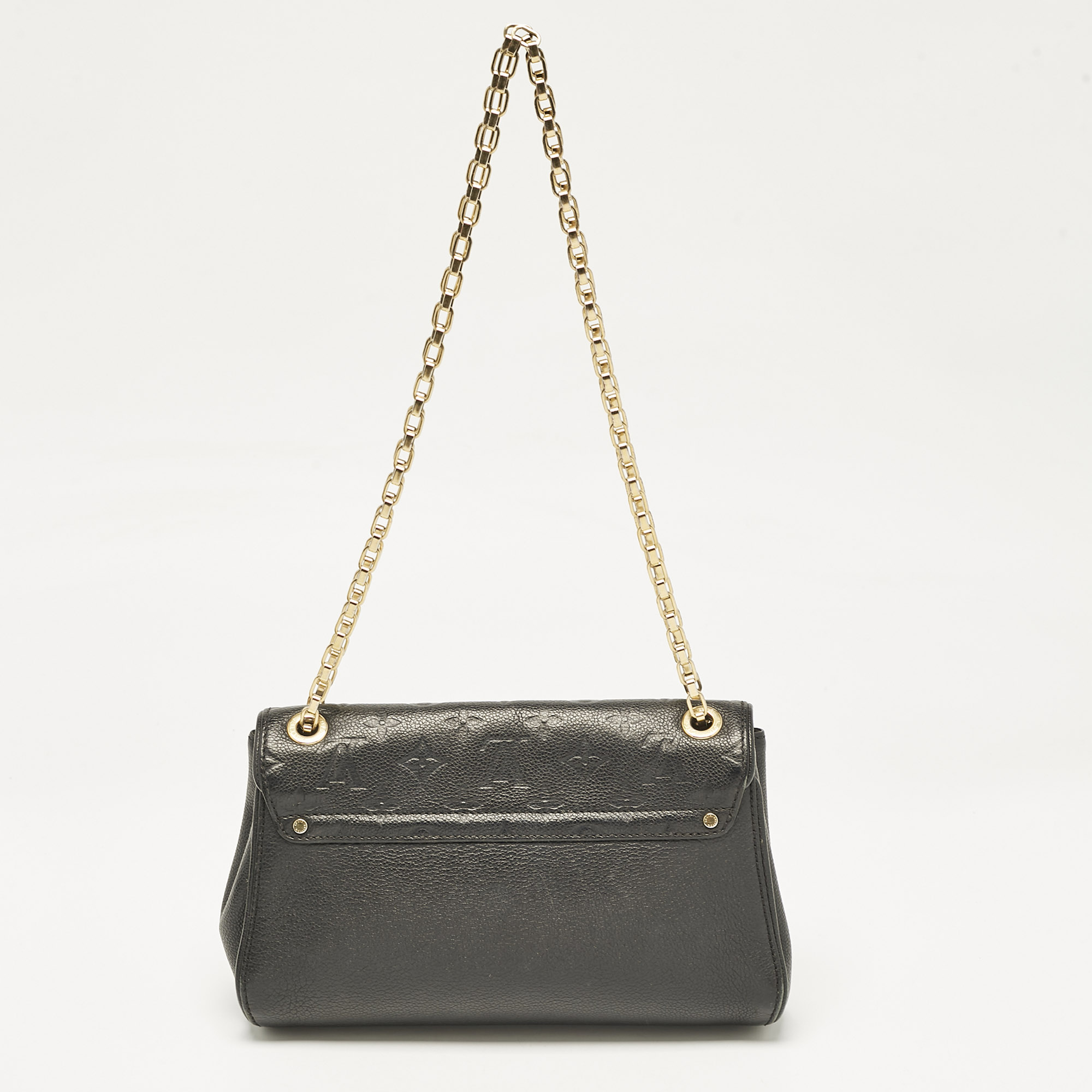 Louis Vuitton Black Monogram Empreinte Leather St Germain PM Bag 