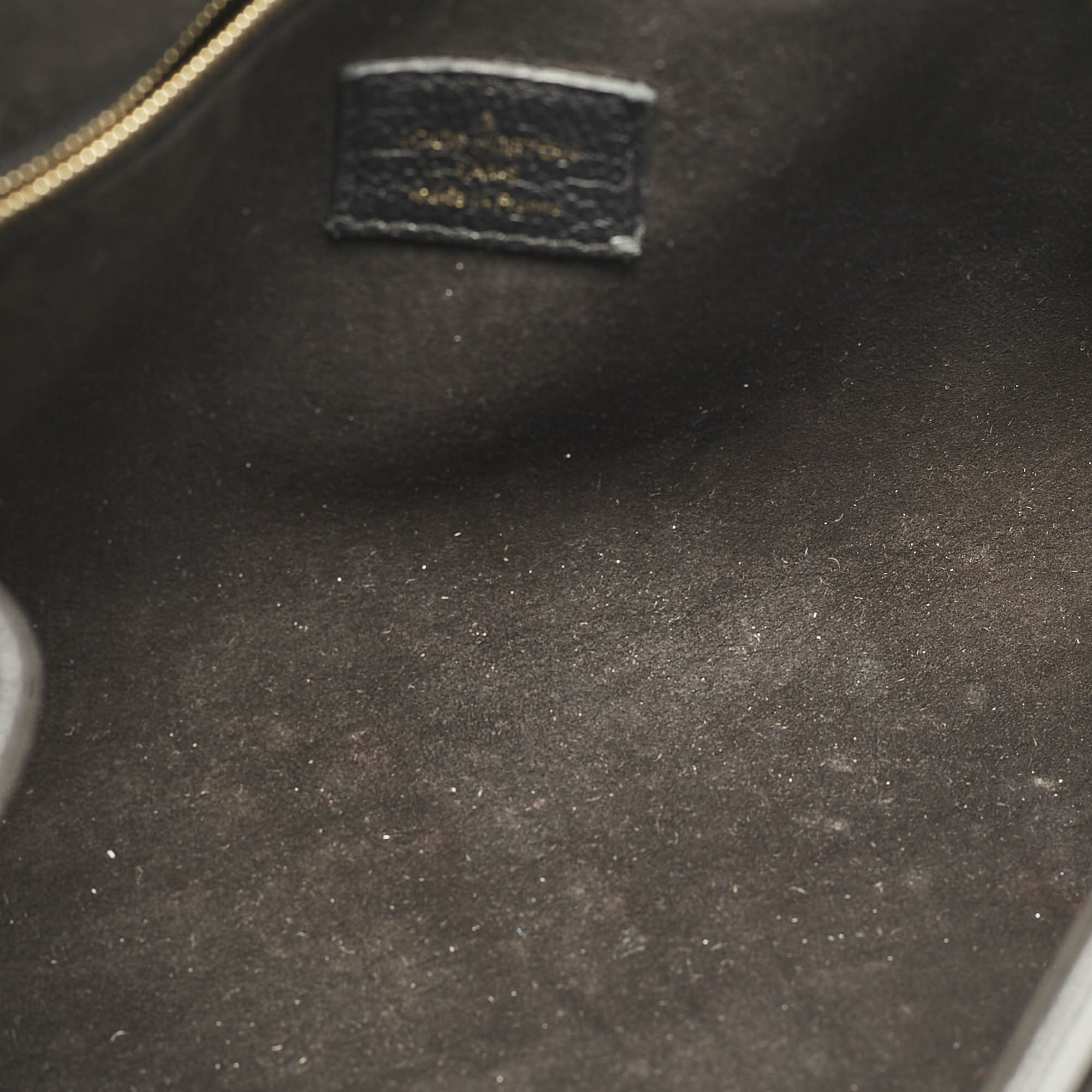 Louis Vuitton Black Monogram Empreinte Leather St Germain PM Bag 