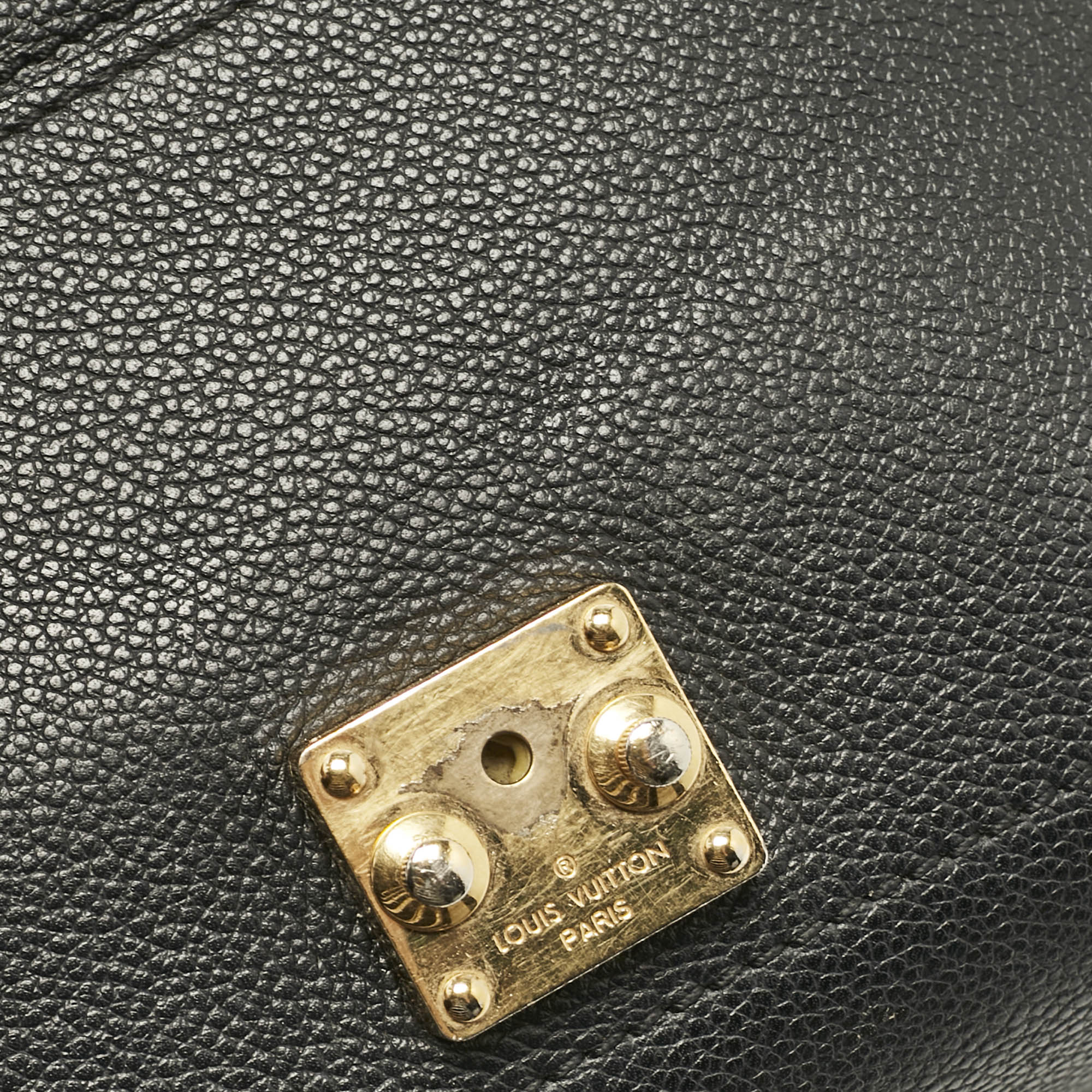 Louis Vuitton Black Monogram Empreinte Leather St Germain PM Bag 