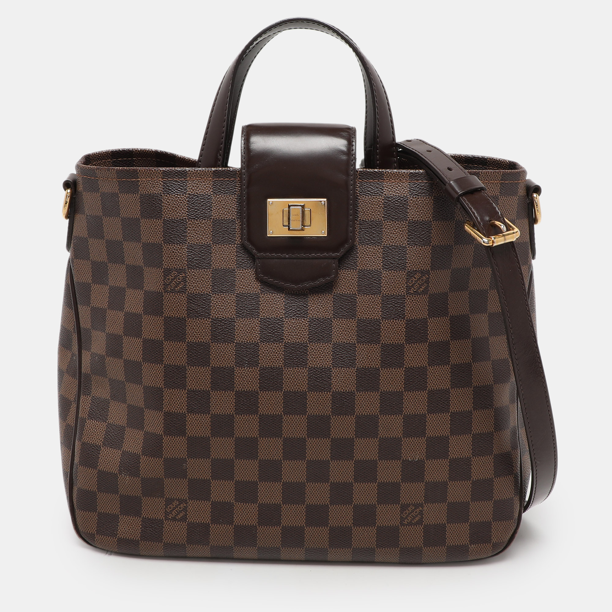 

Louis Vuitton Damier Ebene Canvas Cabas Rosebery Bag, Brown