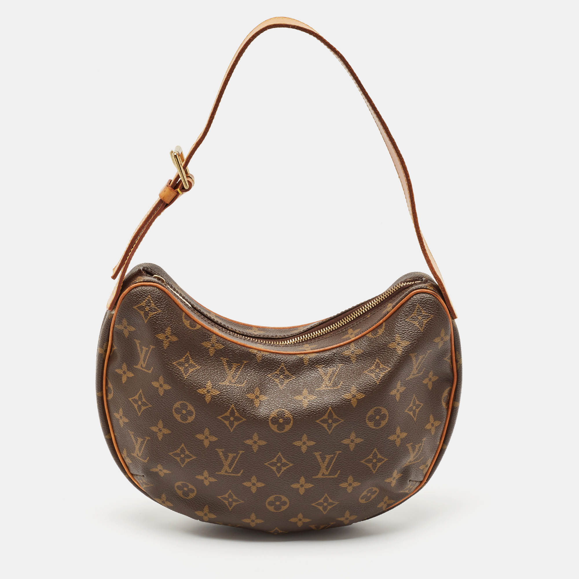 

Louis Vuitton Monogram Canvas Croissant MM Bag, Brown