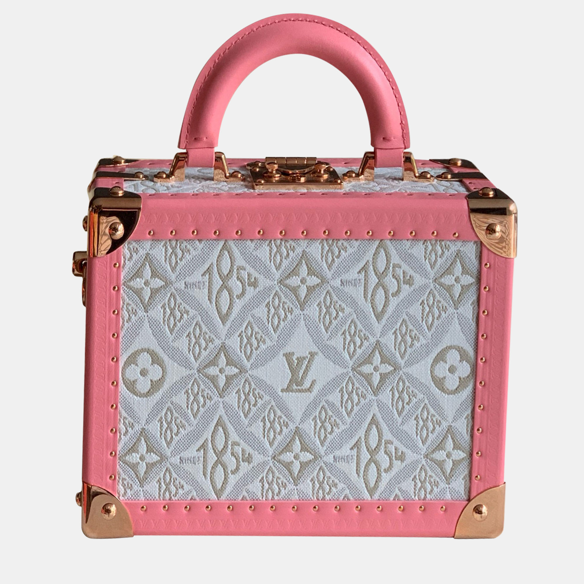 

Louis Vuitton Pink Petite Valise 1854 Top-Handle Hard Case