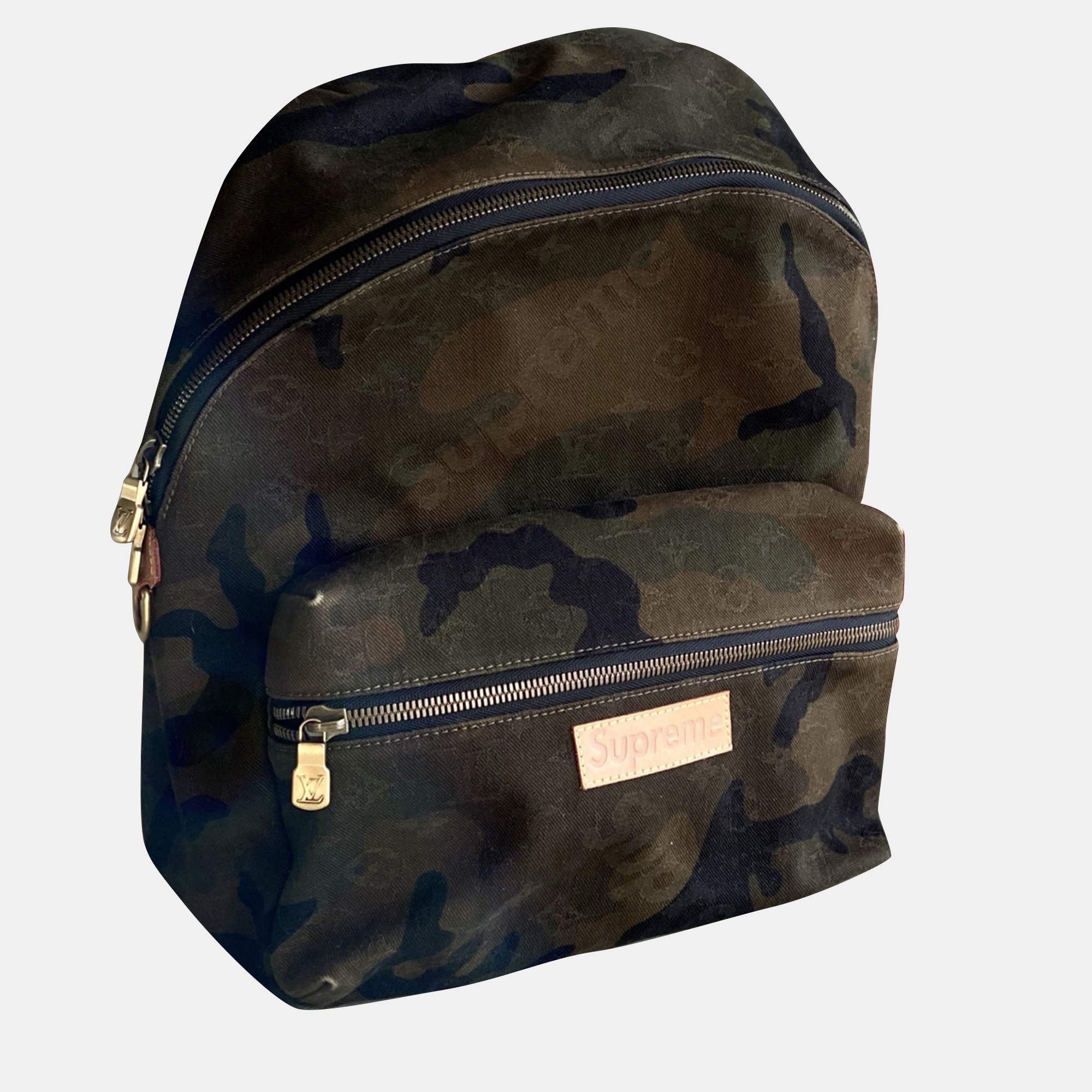 

Louis Vuitton Canvas Supreme Camouflage Backpack, Multicolor