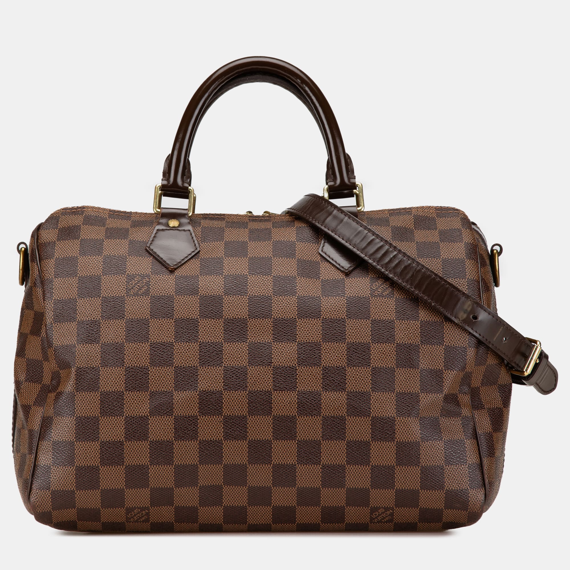 

Louis Vuitton Brown Damier Ebene Speedy Bandouliere 30