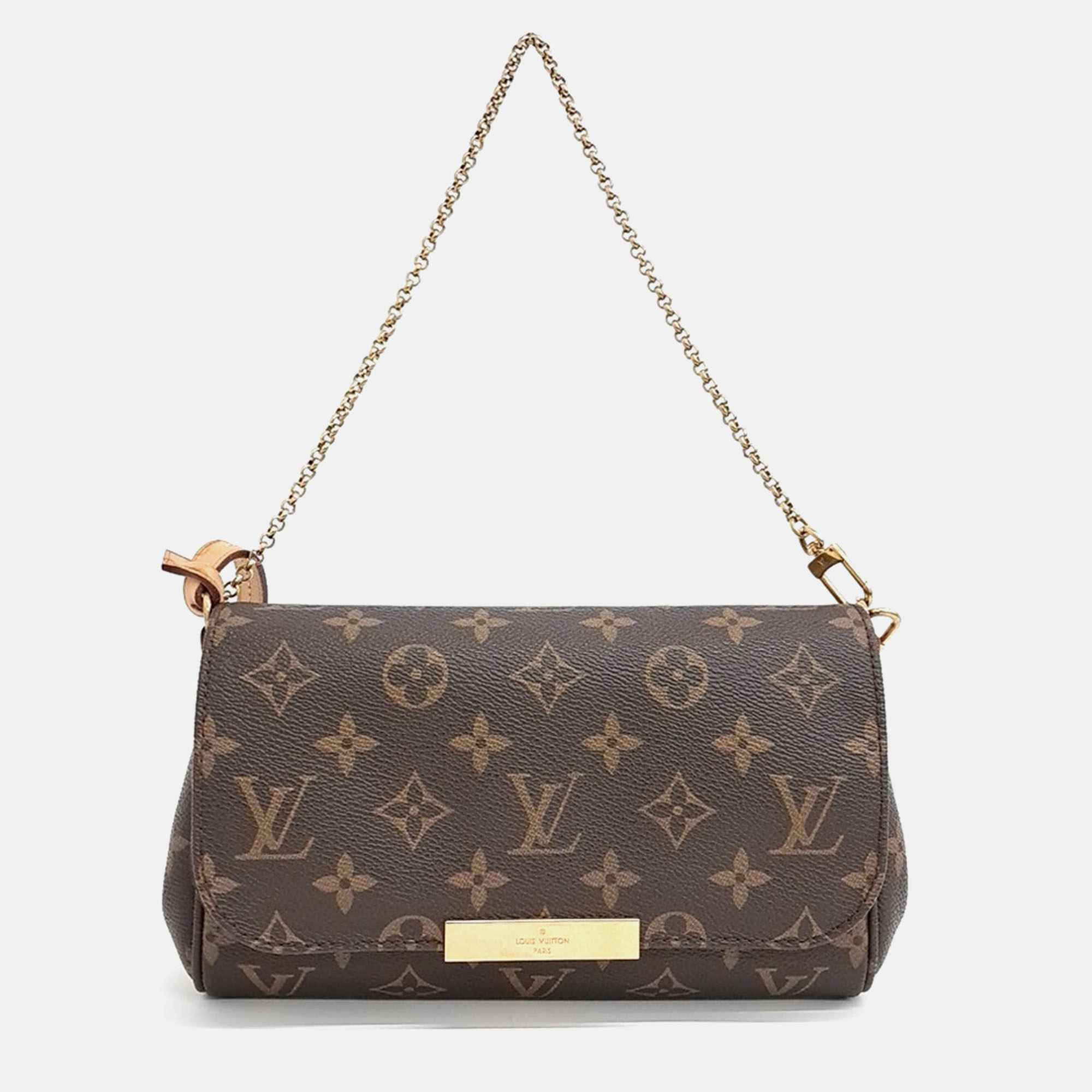 

Louis Vuitton Brown PVC Favorite PM Bag