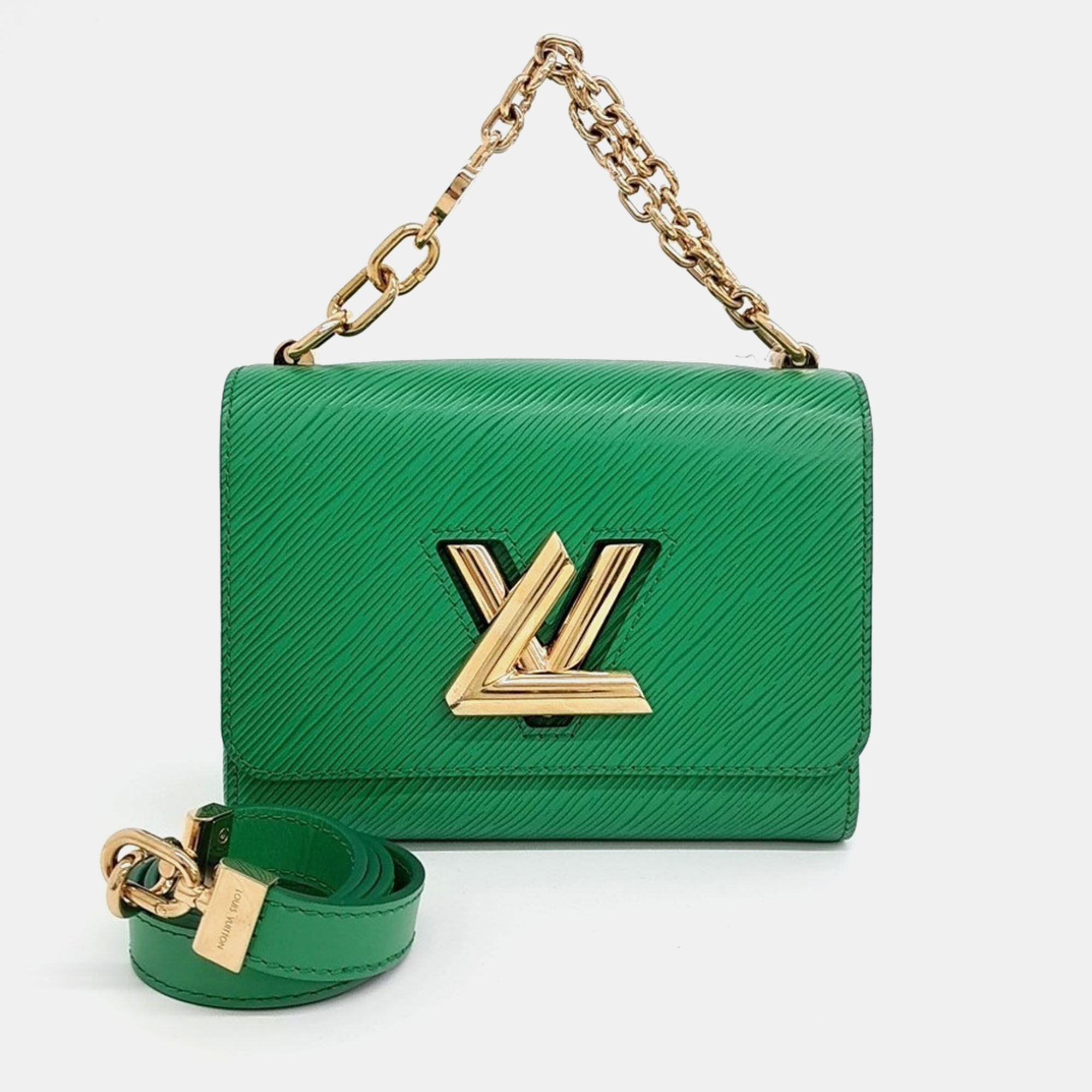 

Louis Vuitton Green Epi Leather Twist Pm bag