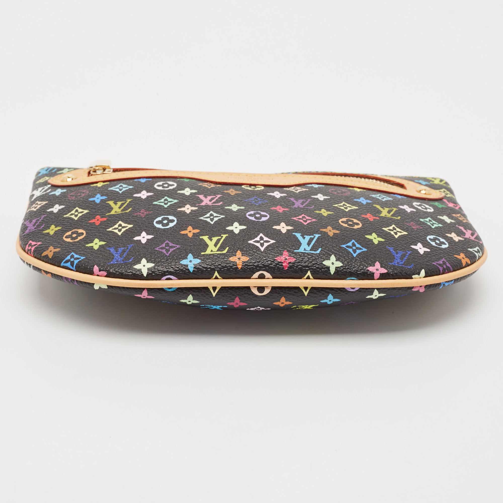 Louis Vuitton Black/Multicolor Canvas Plate Pochette 