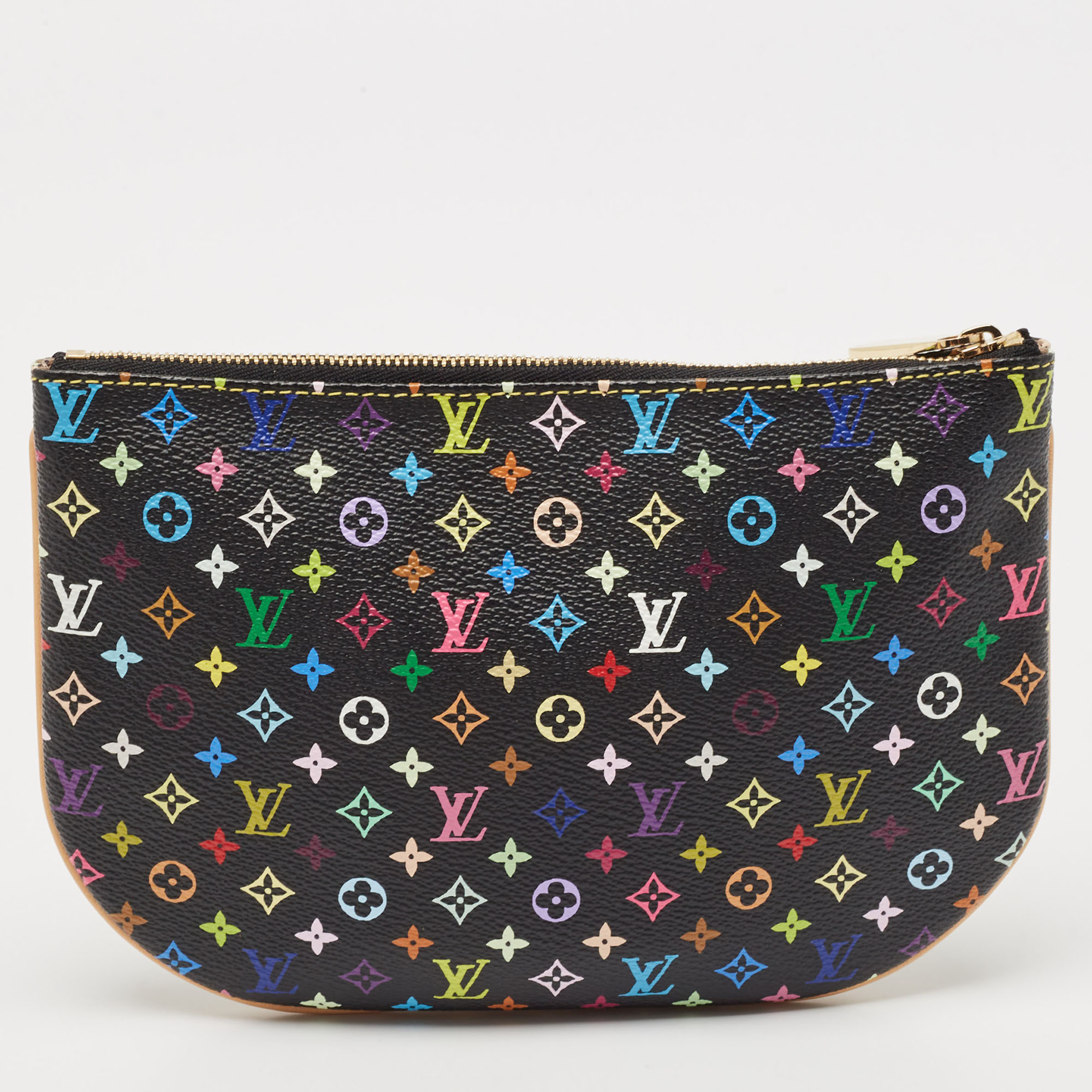 Louis Vuitton Black/Multicolor Canvas Plate Pochette 