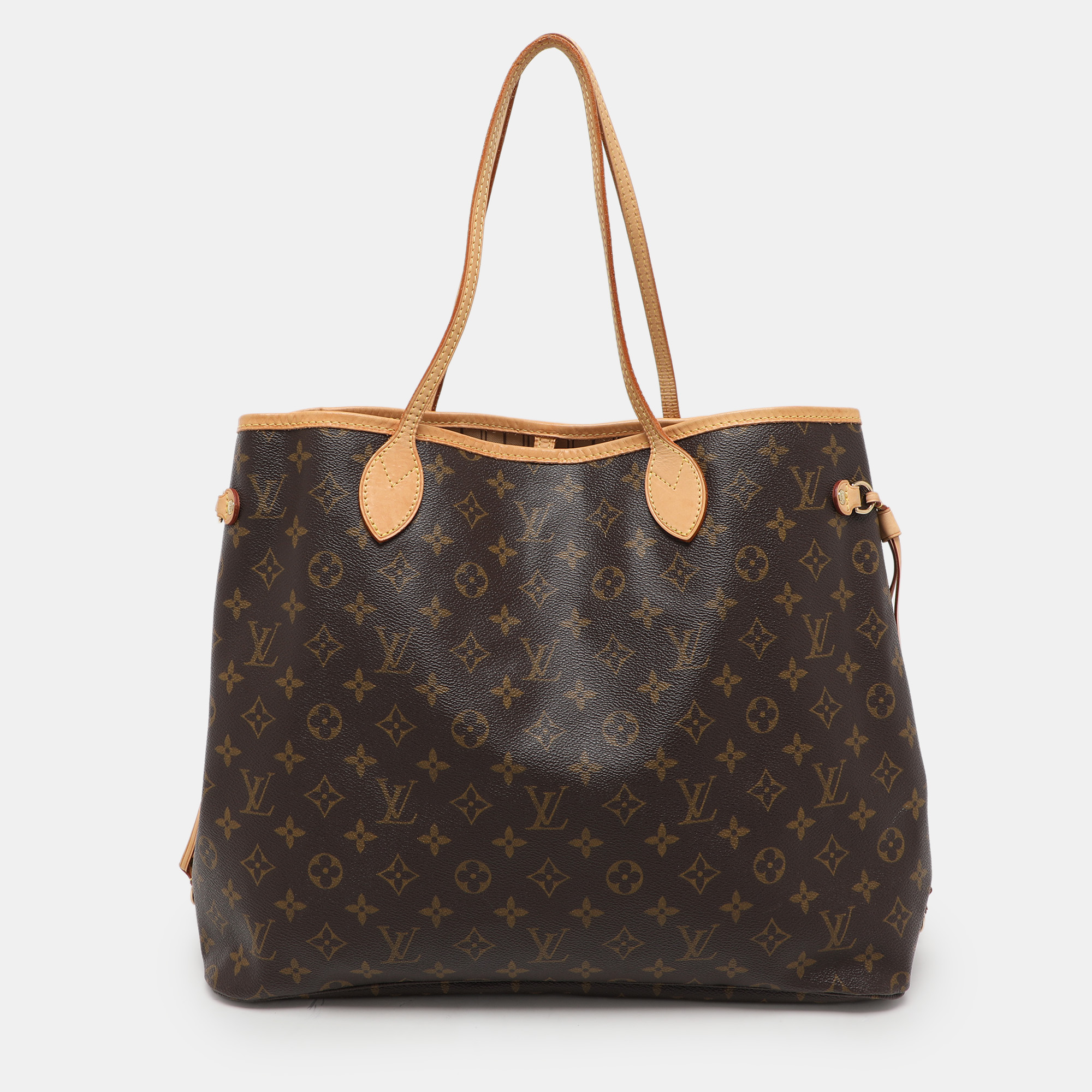 

Louis Vuitton Monogram Canvas and Leather Neverfull GM Bag, Brown