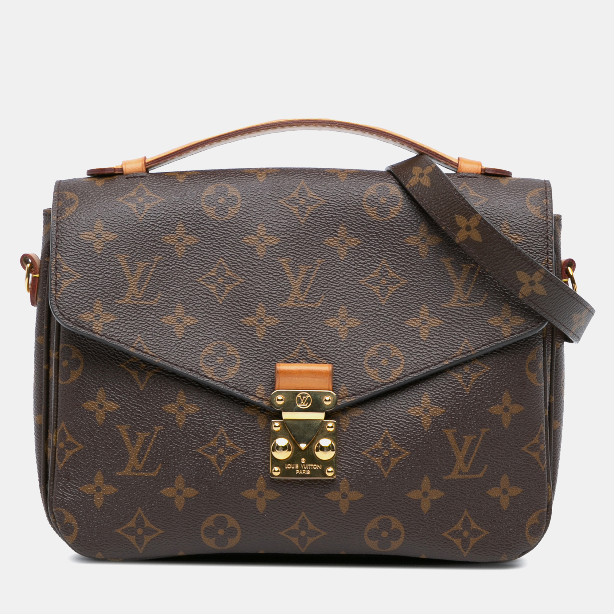 

Louis Vuitton Brown Monogram Pochette Metis