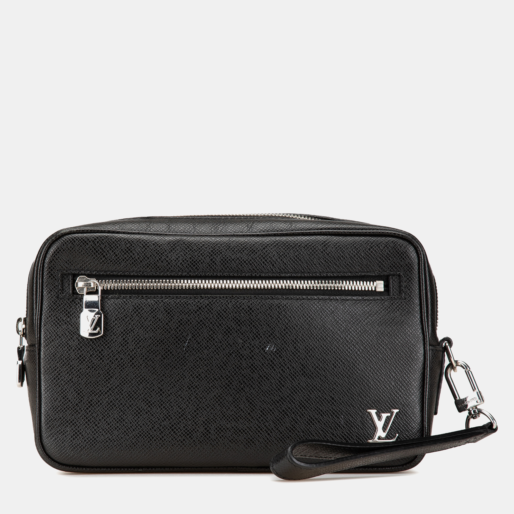 

Louis Vuitton Black Taiga Pochette Kasai