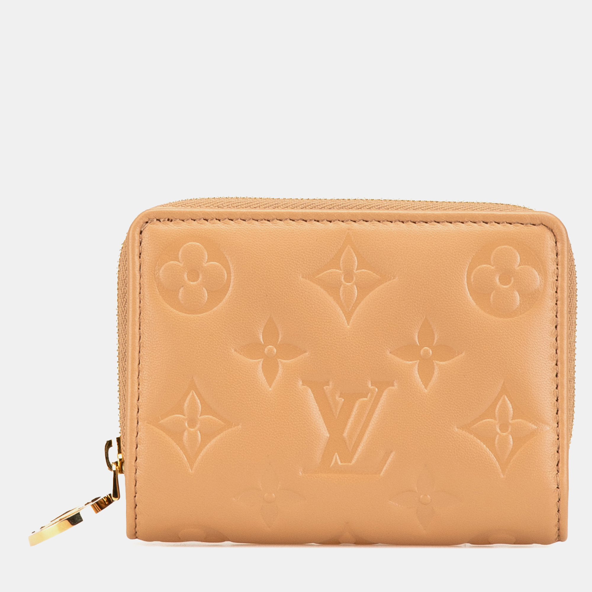 

Louis Vuitton Brown Monogram Embossed Coussin Lou Wallet