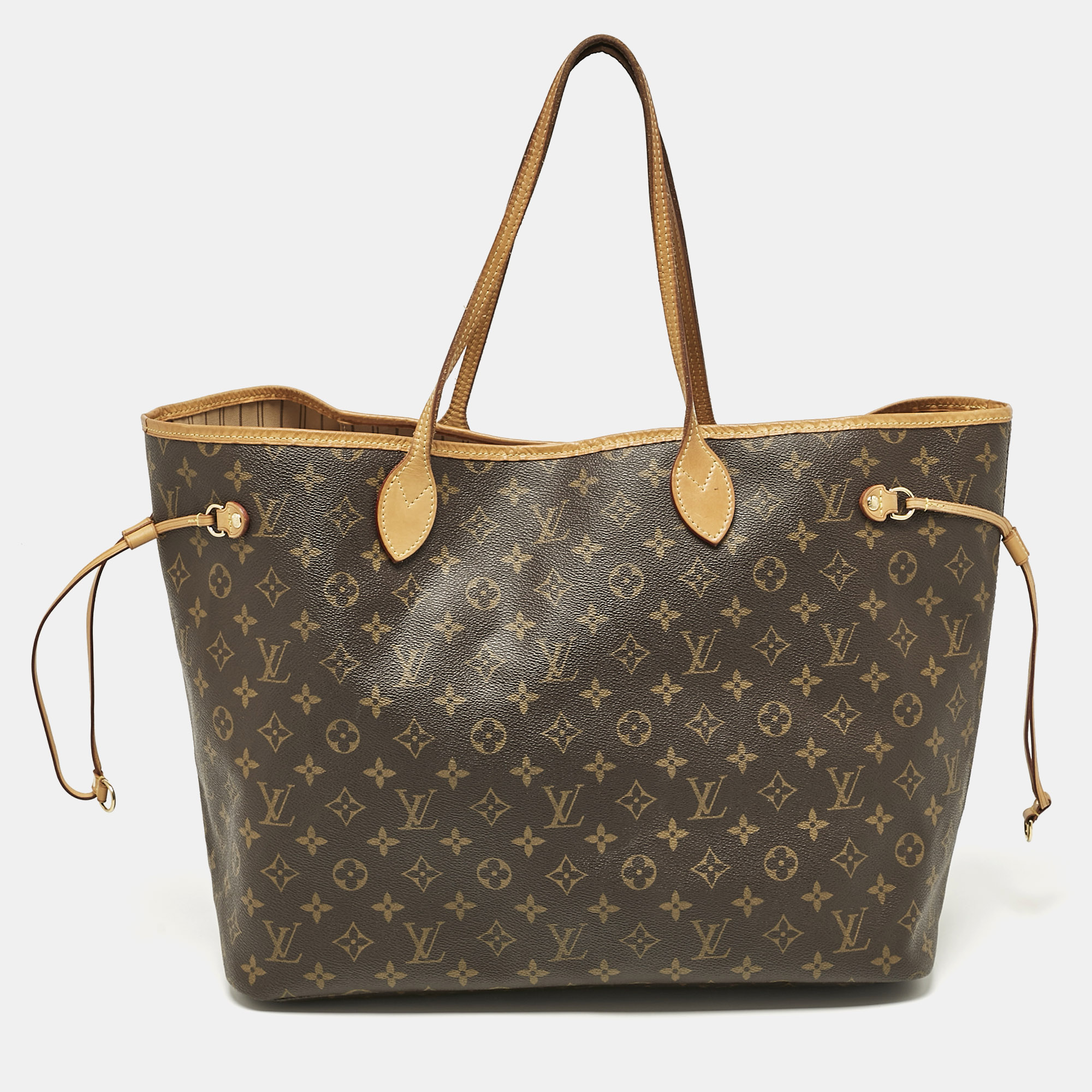 

Louis Vuitton Monogram Canvas Neverfull GM Bag, Brown