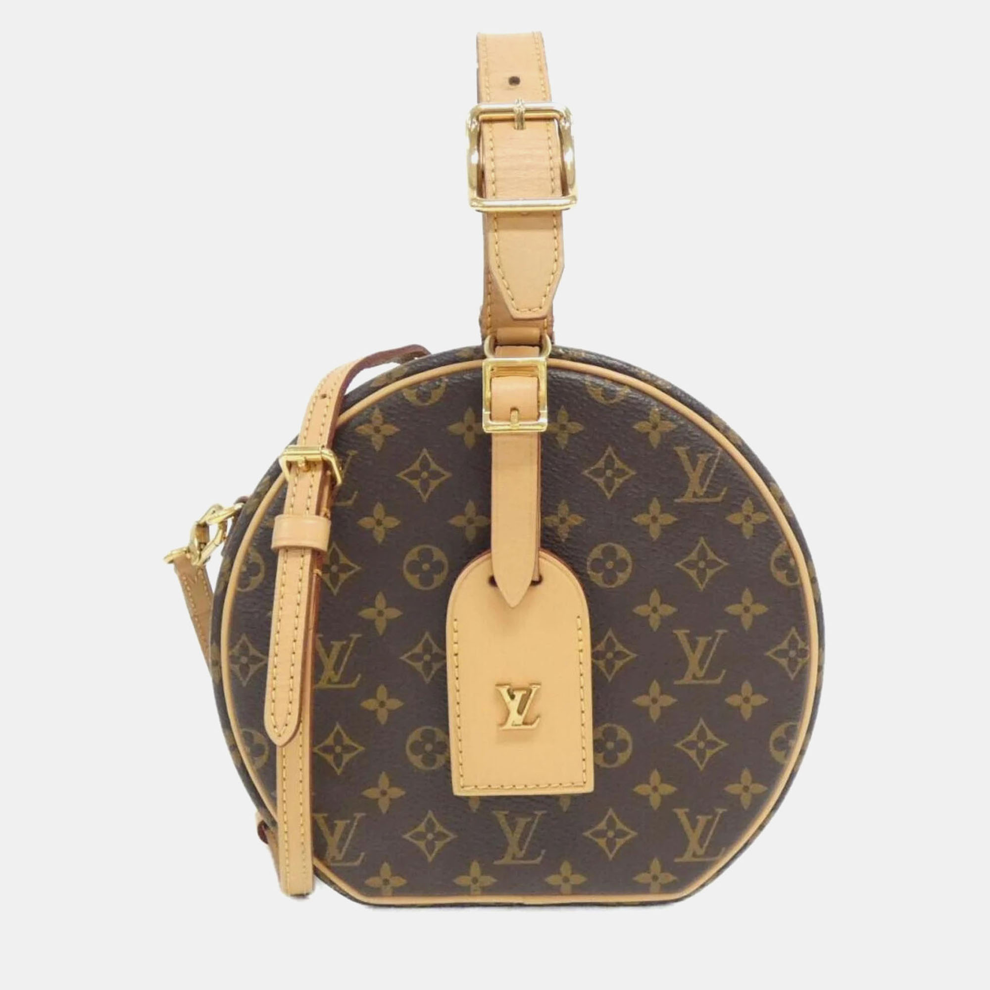 

Louis Vuitton Monogram Canvas Petite Boite Chapeau Shoulder Bag, Brown