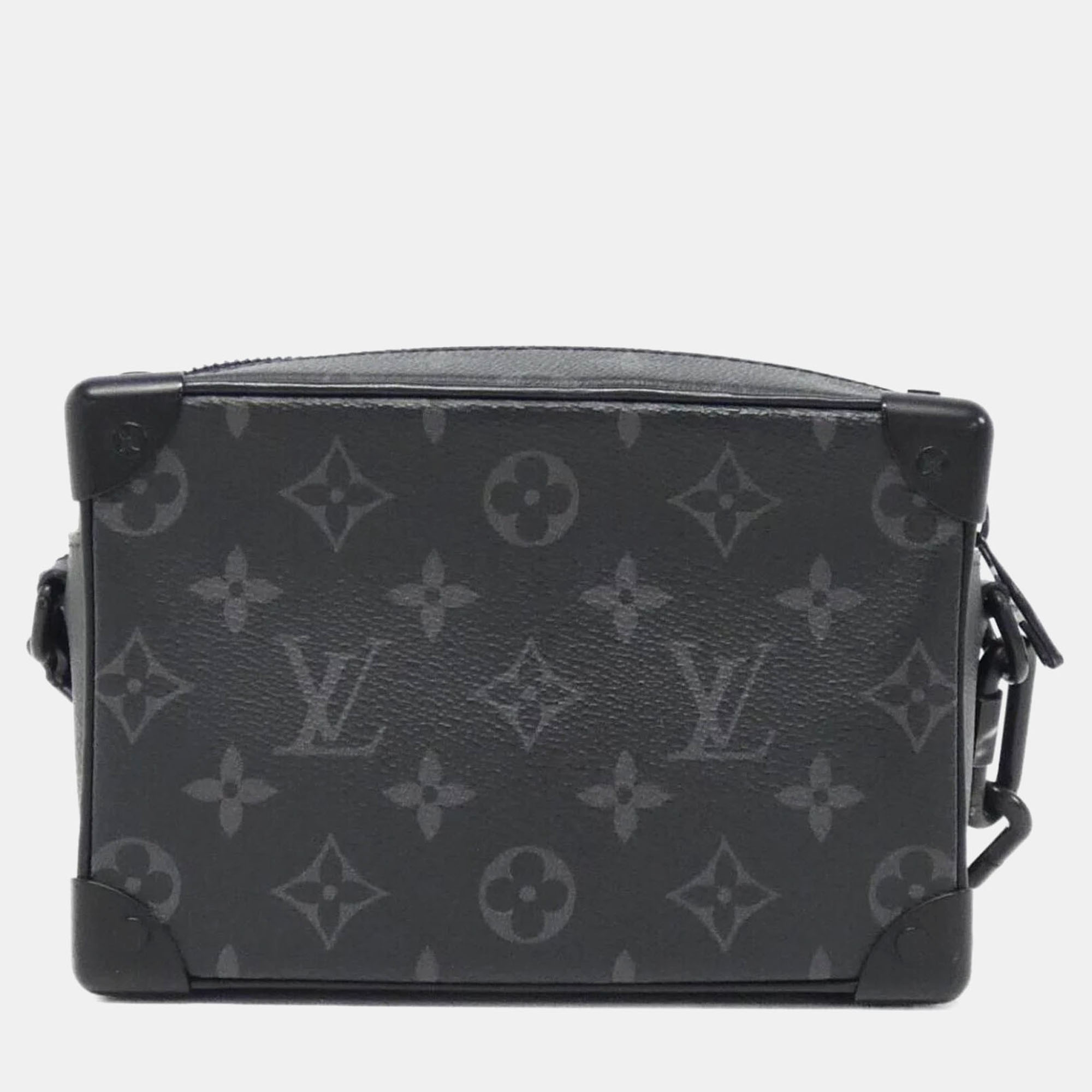 

Louis Vuitton Monogram Eclipse Mini Soft Trunk Shoulder Bag, Black