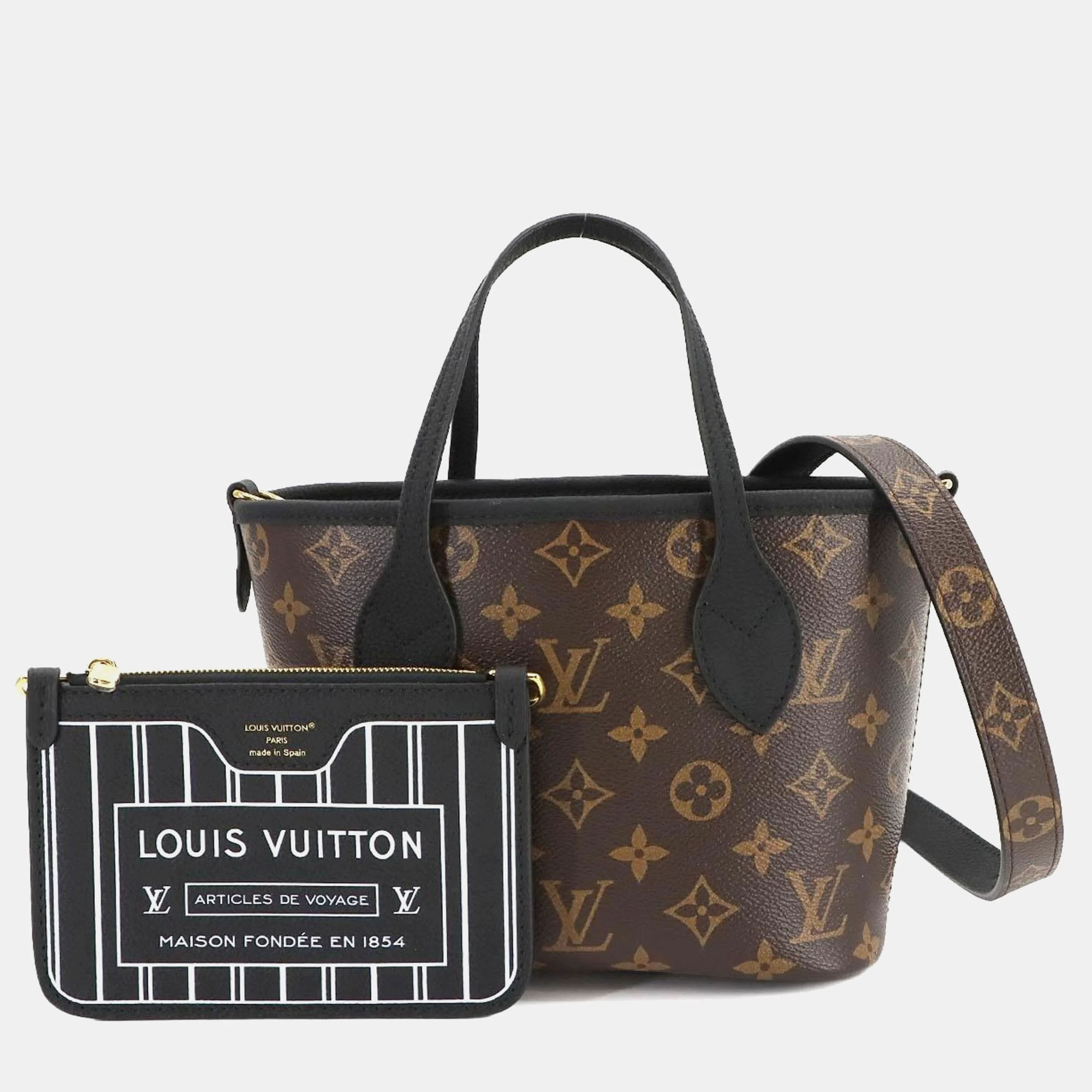 

Louis Vuitton Brown Monogram Neverfull BB Shoulder Bag