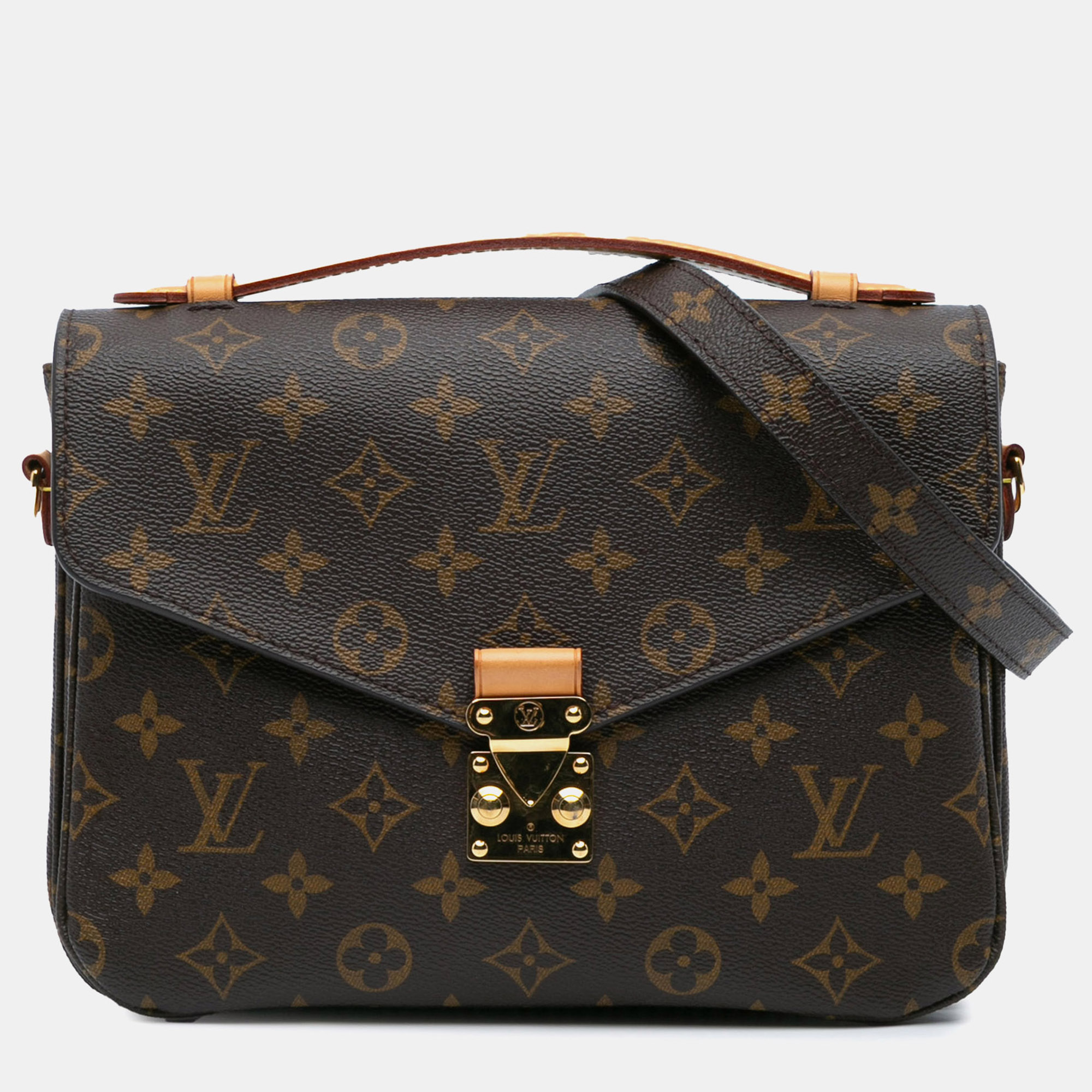 

Louis Vuitton Brown Monogram Pochette Metis