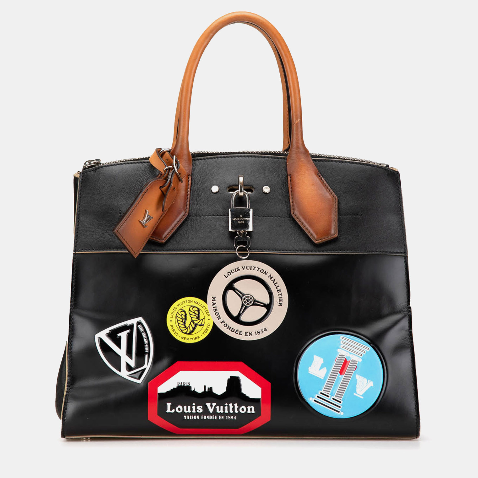 

Louis Vuitton Black City Steamer World Tour MM