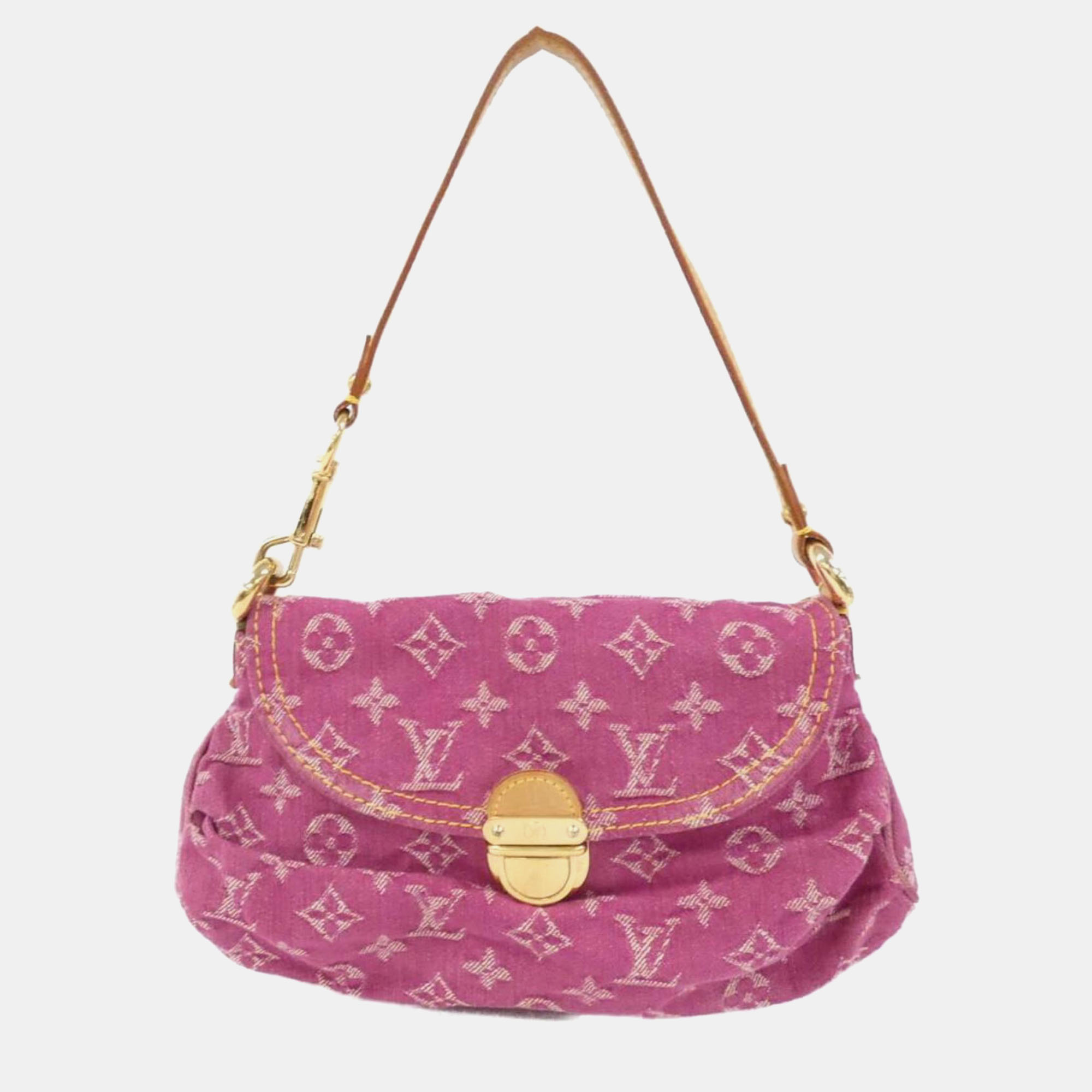 

Louis Vuitton Monogram Denim Mini Pretty Shoulder Bag, Pink