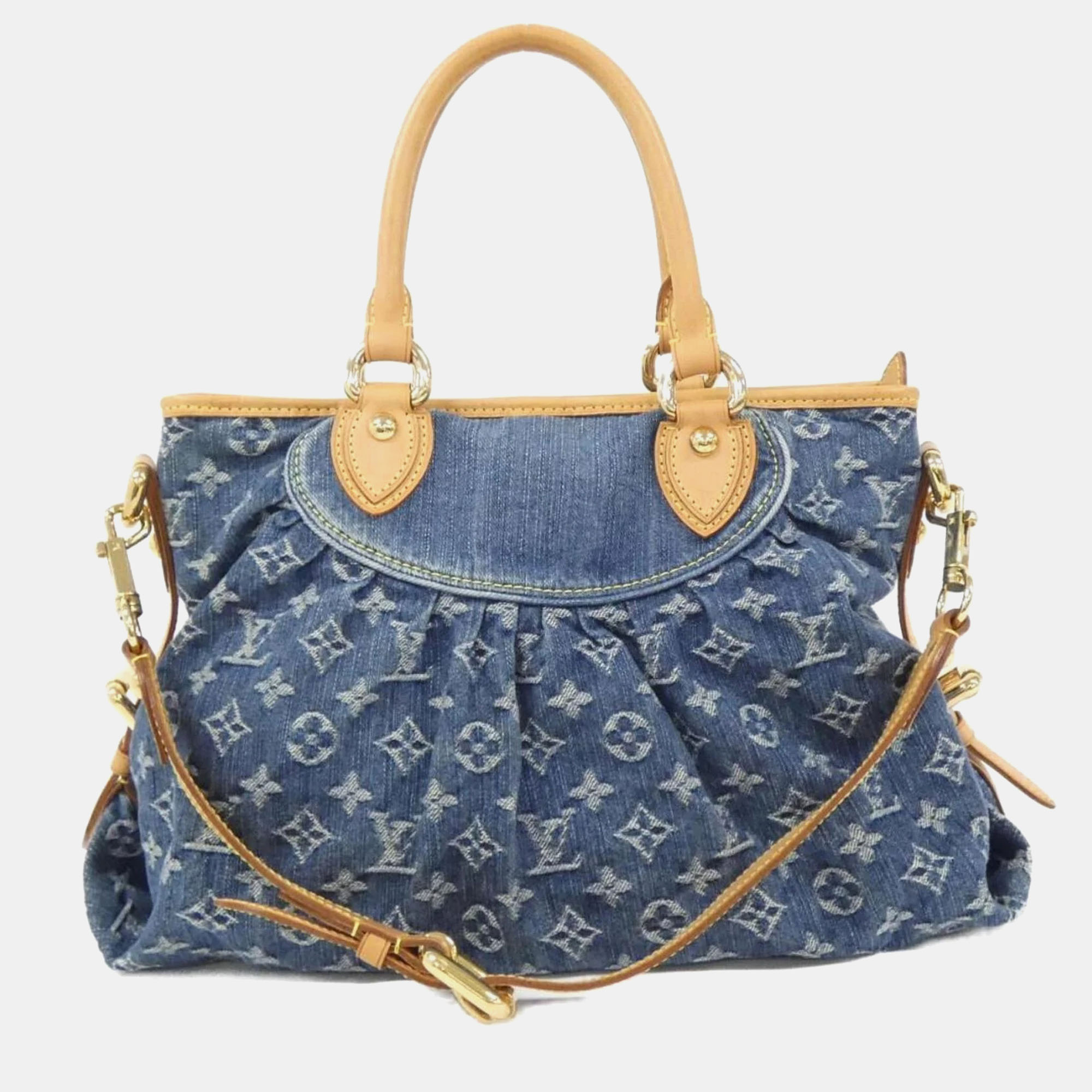 

Louis Vuitton Monogram Denim Neo Cabby Mm Bag, Blue