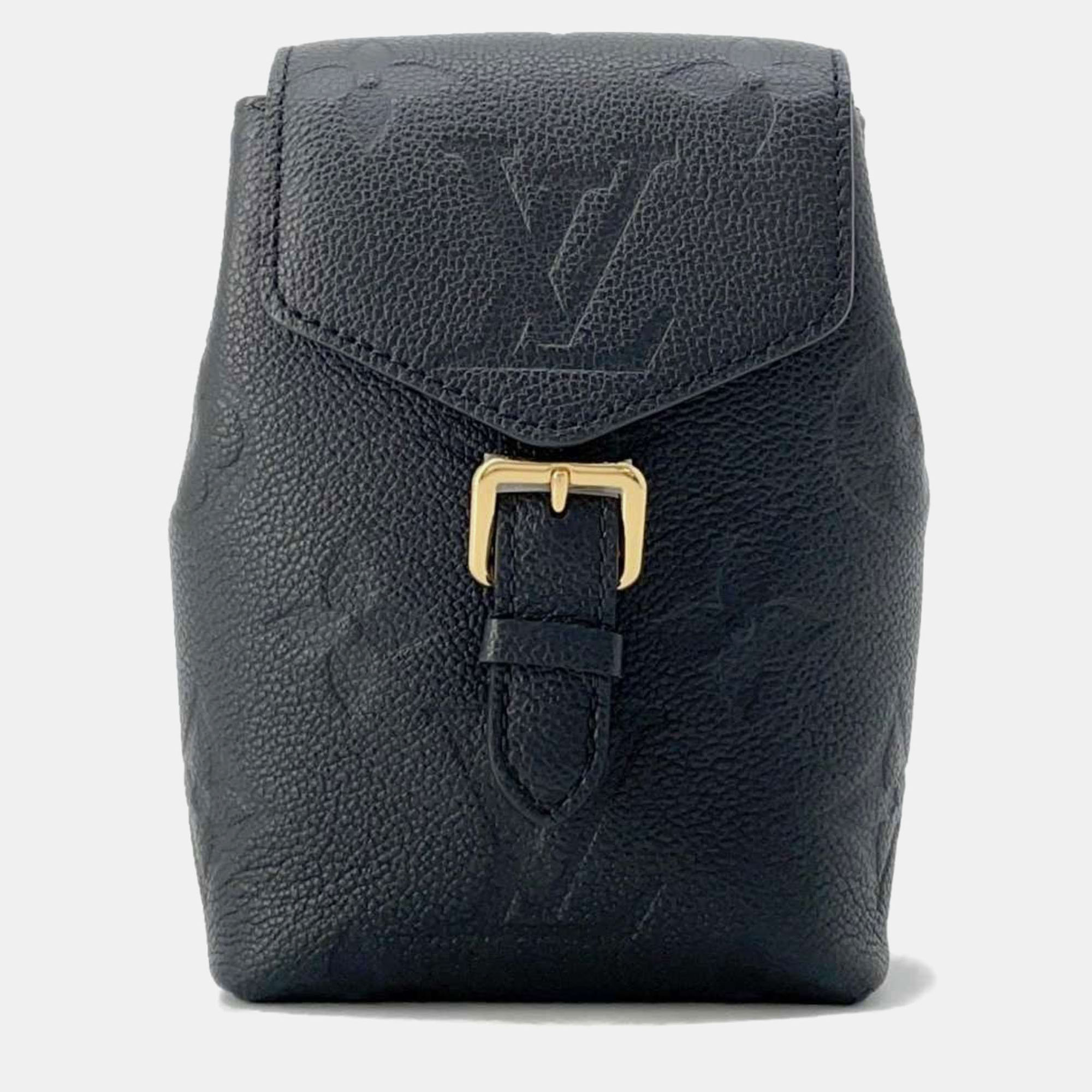 

Louis Vuitton Black Monogram Empreinte Tiny Backpack