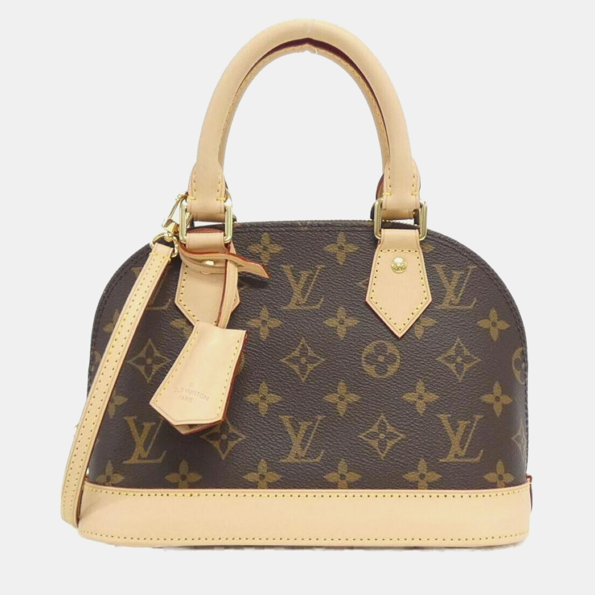 

Louis Vuitton Brown Canvas Monogram Alma BB Handbag