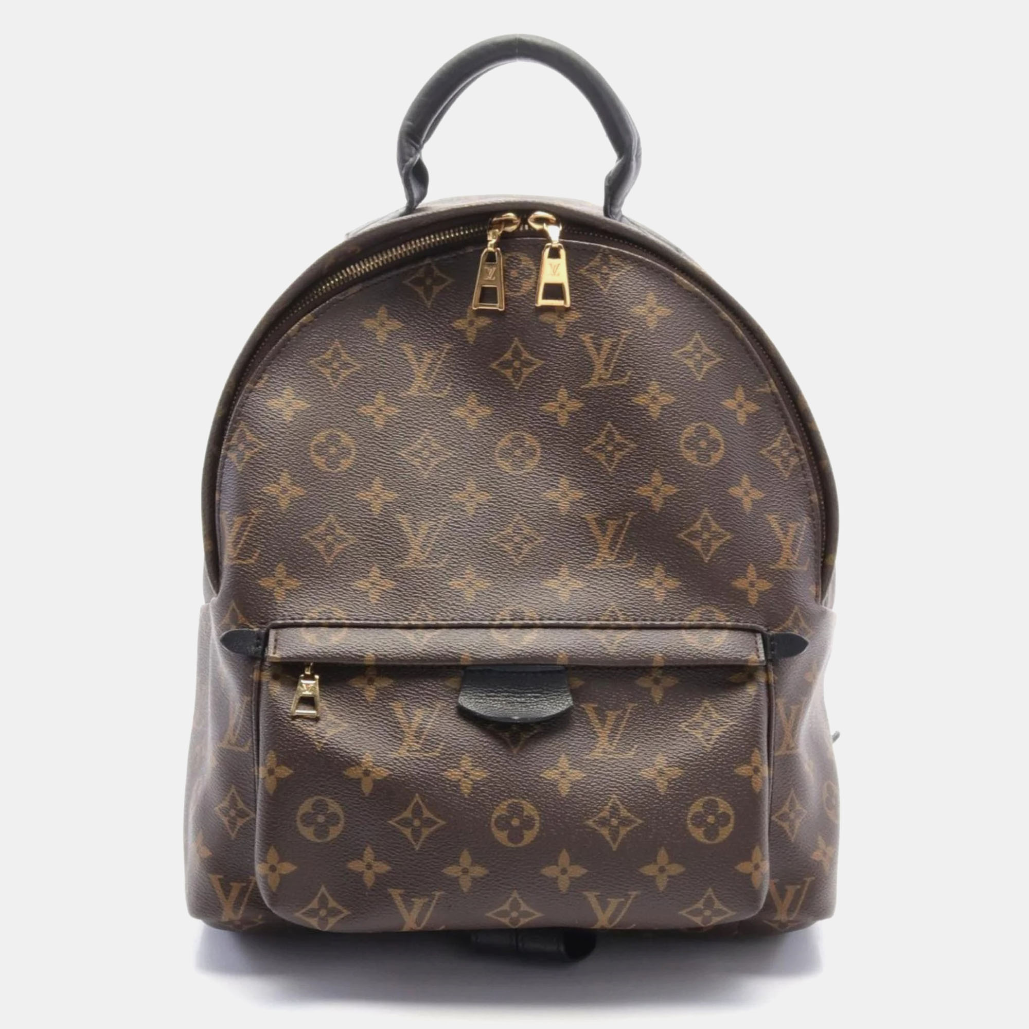 

Louis Vuitton Palm Springs Backpack Mm Bag Coated Canvas Leather Monogram Brown