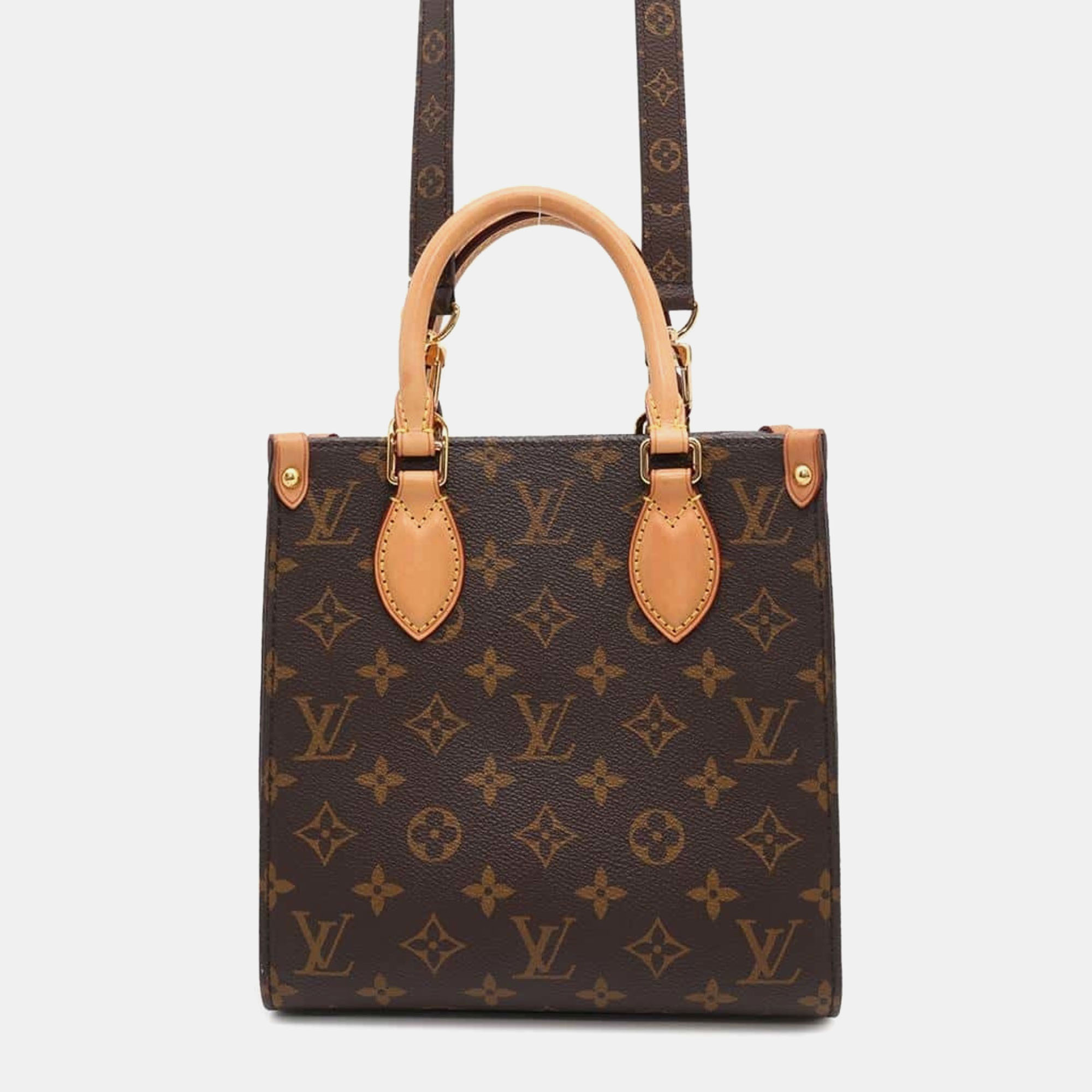 

Louis Vuitton Brown Monogram Sac Plat BB Handbag