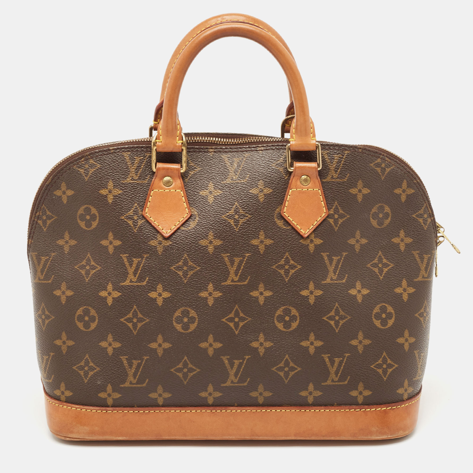 

Louis Vuitton Monogram Canvas Alma PM Bag, Brown