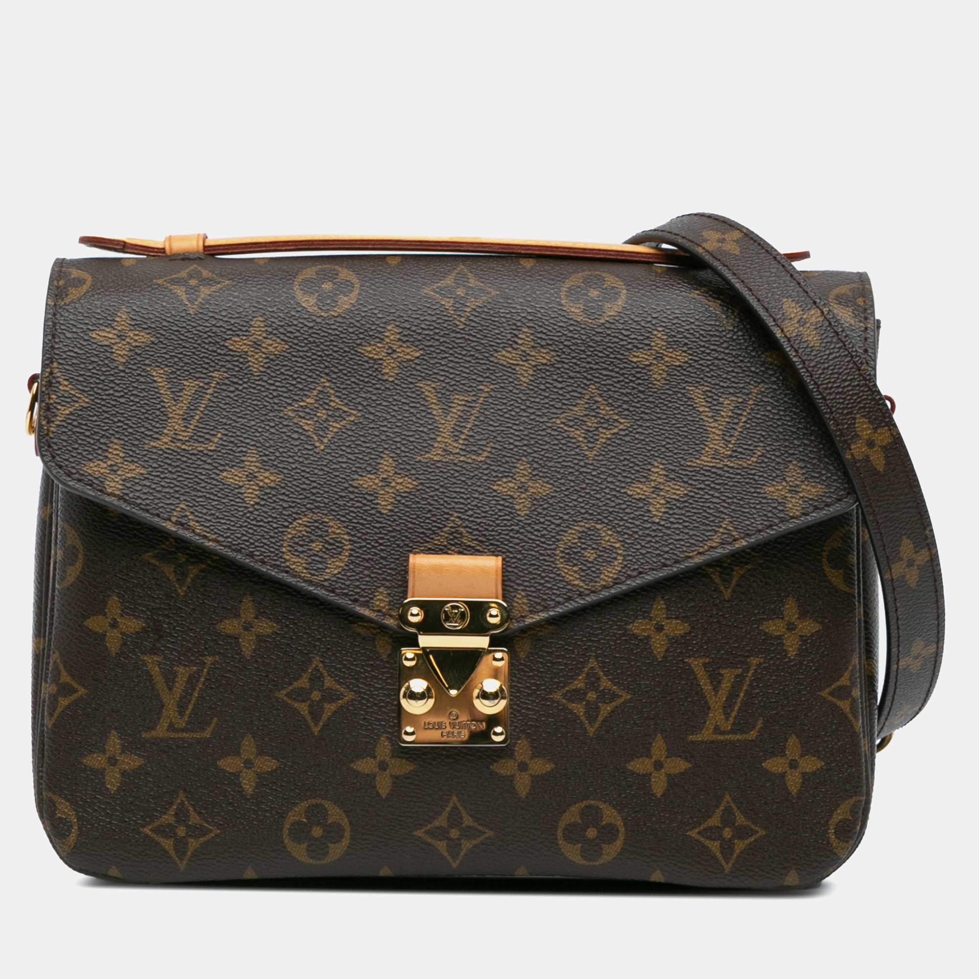 

Louis Vuitton Brown Monogram Pochette Metis