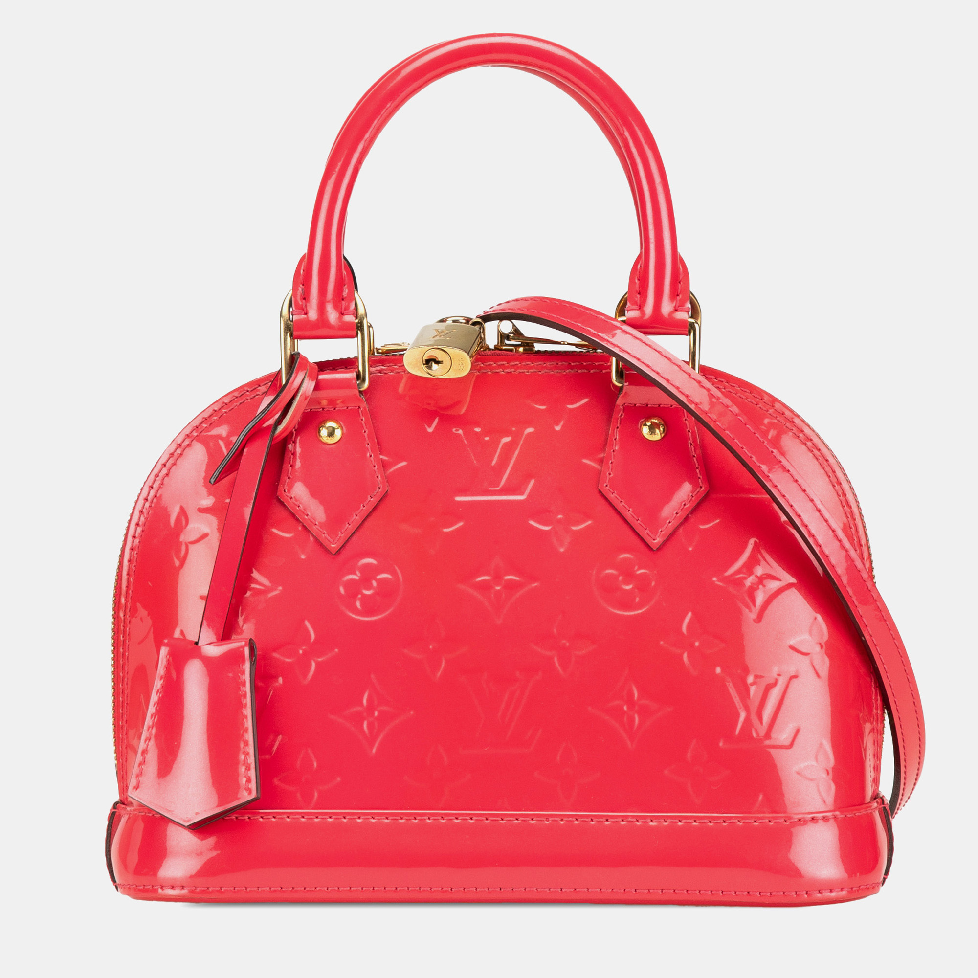 

Louis Vuitton Pink Monogram Vernis Alma BB