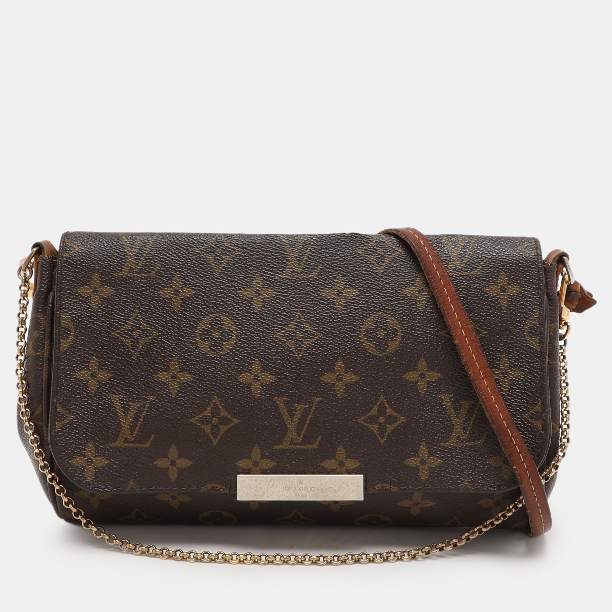 

Louis Vuitton Monogram Canvas Favorite MM Bag, Brown