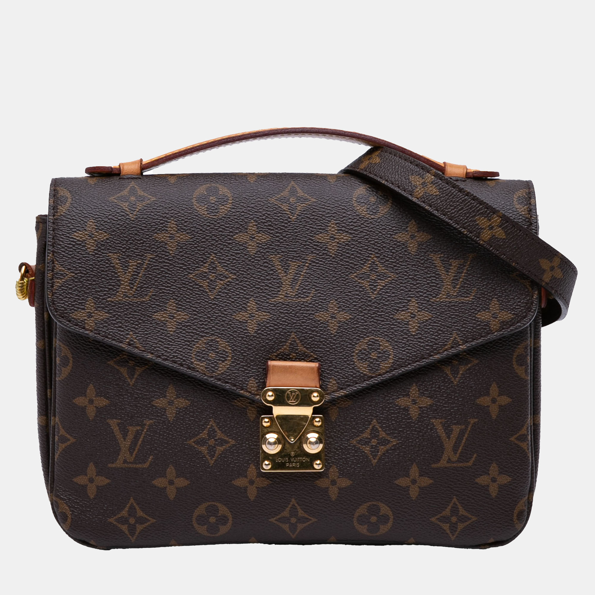 

Louis Vuitton Brown Monogram Pochette Metis