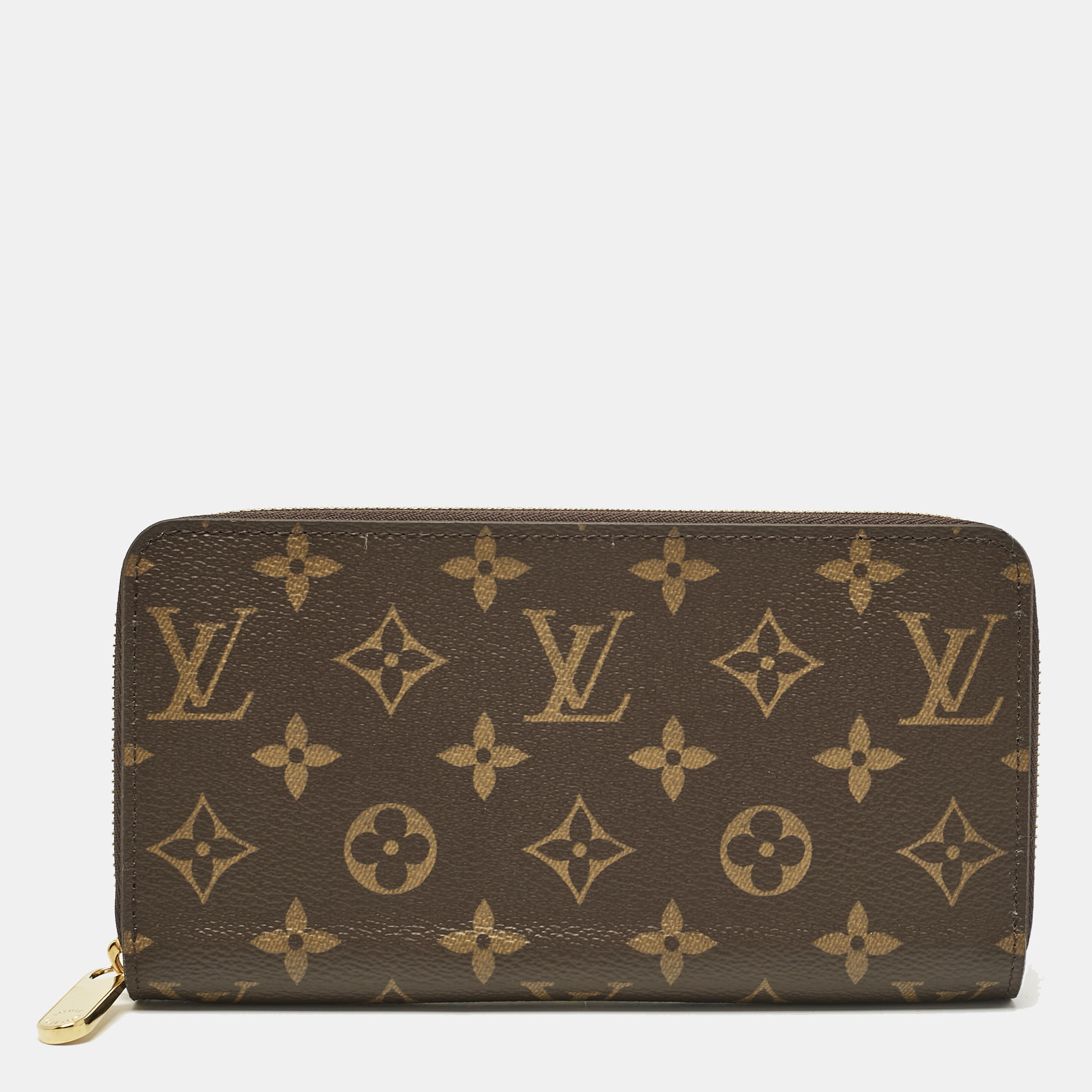 

Louis Vuitton Monogram Canvas Zippy Wallet, Brown