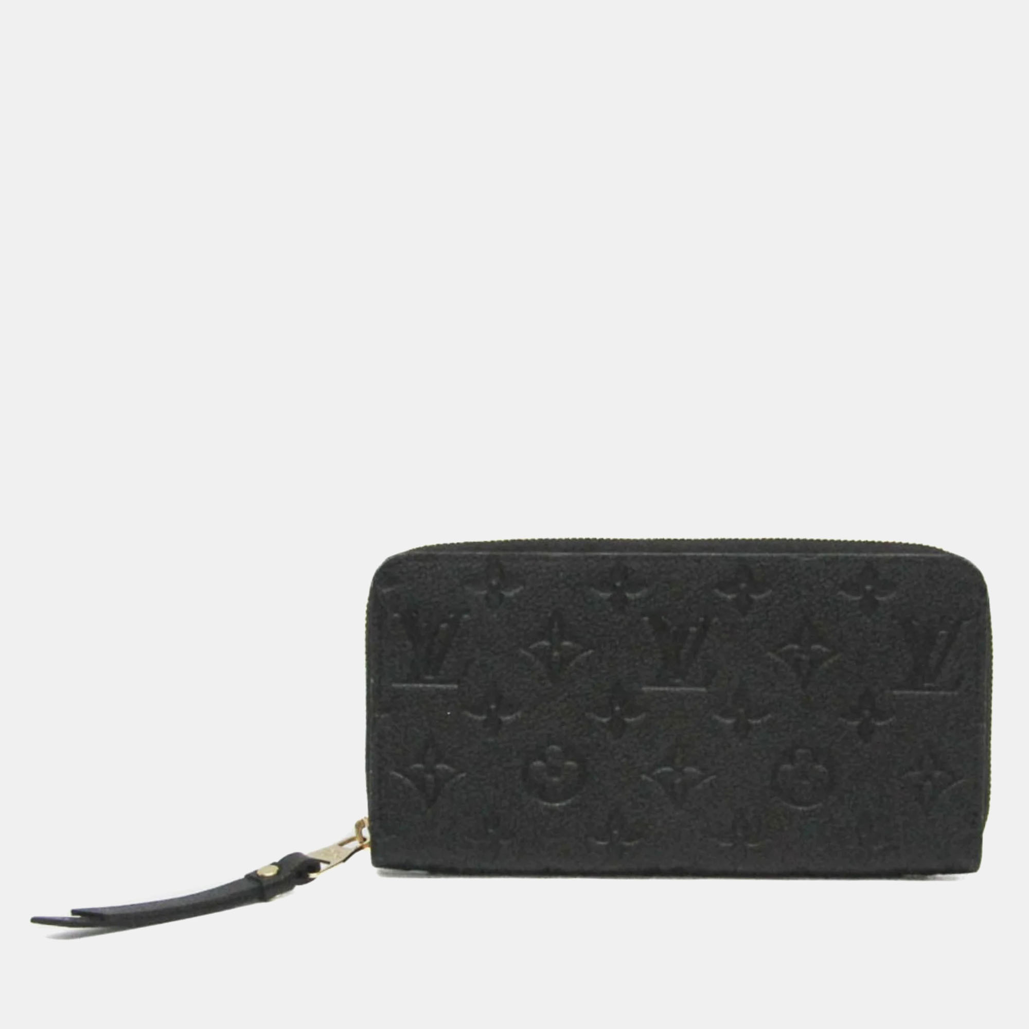 

Louis Vuitton Monogram Empreinte Long Wallet Noir, Black