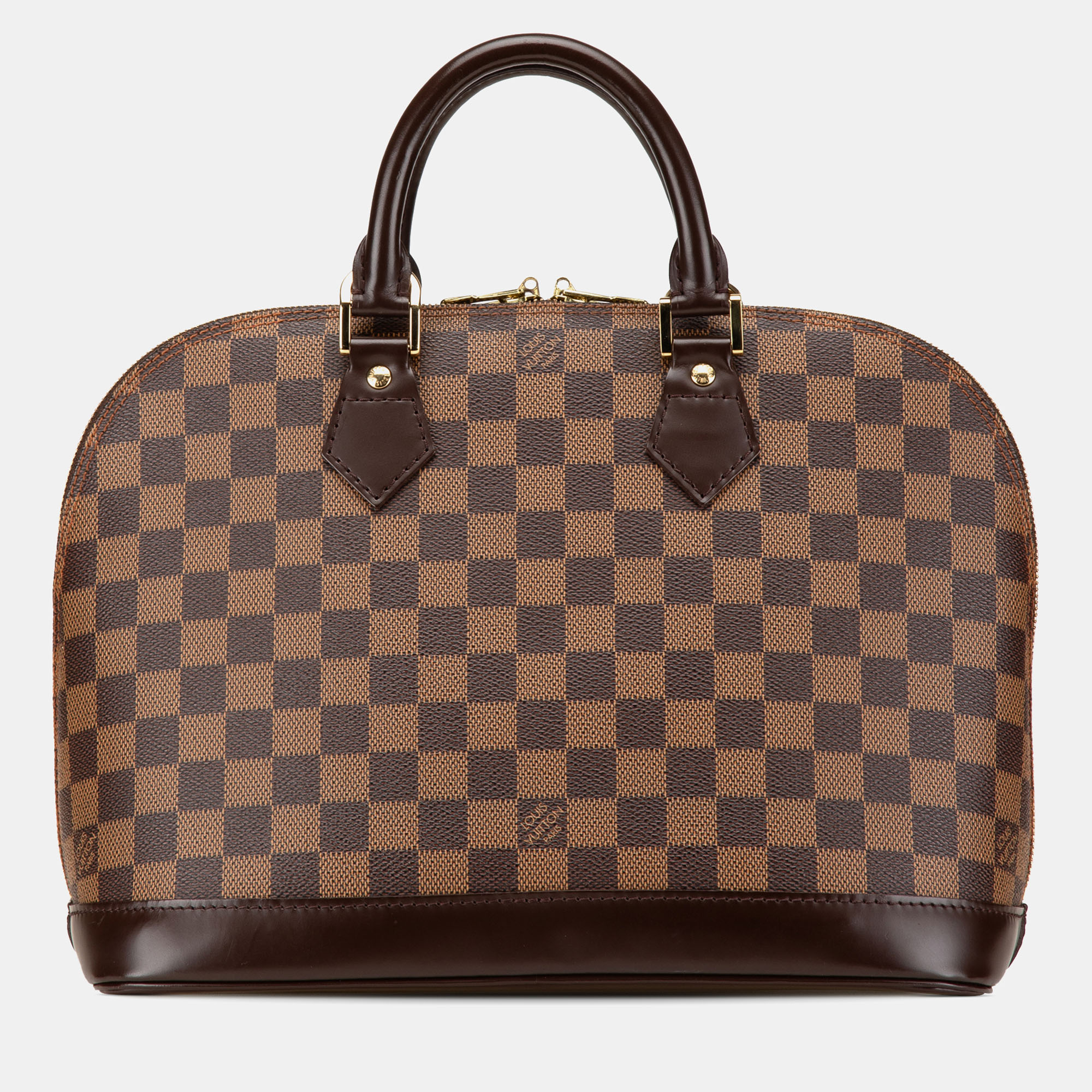 

Louis Vuitton Brown Damier Ebene Alma PM