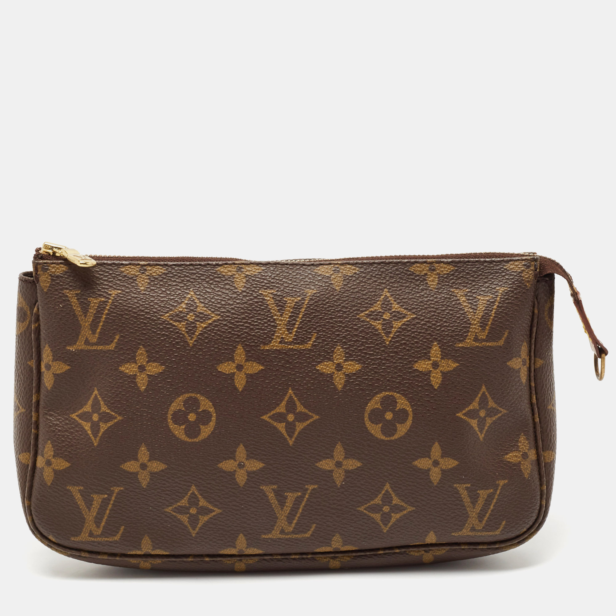 

Louis Vuitton Monogram Canvas Pochette Accessoires, Brown