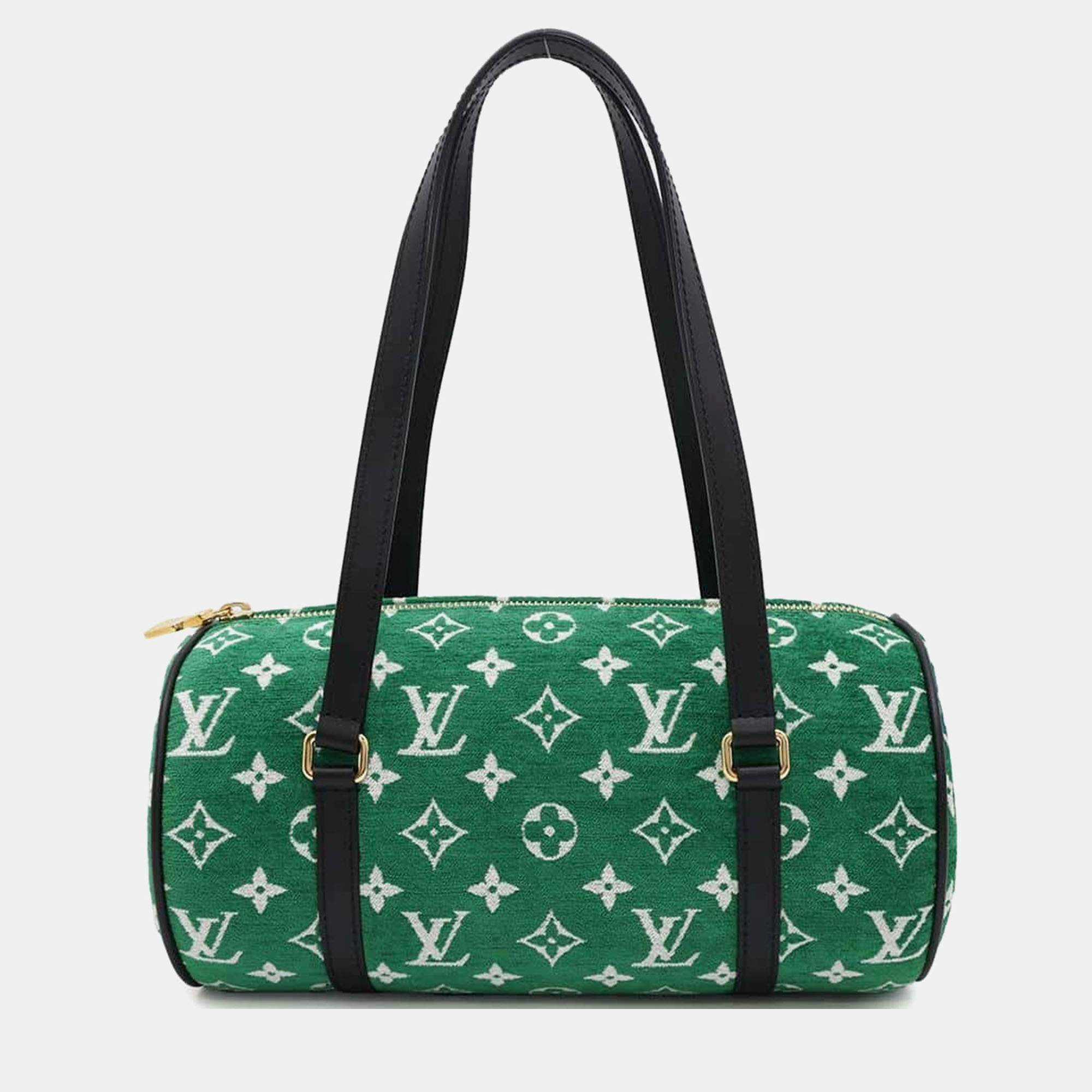 

Louis Vuitton Green Monogram Jacquard Velvet Papillon Handbag